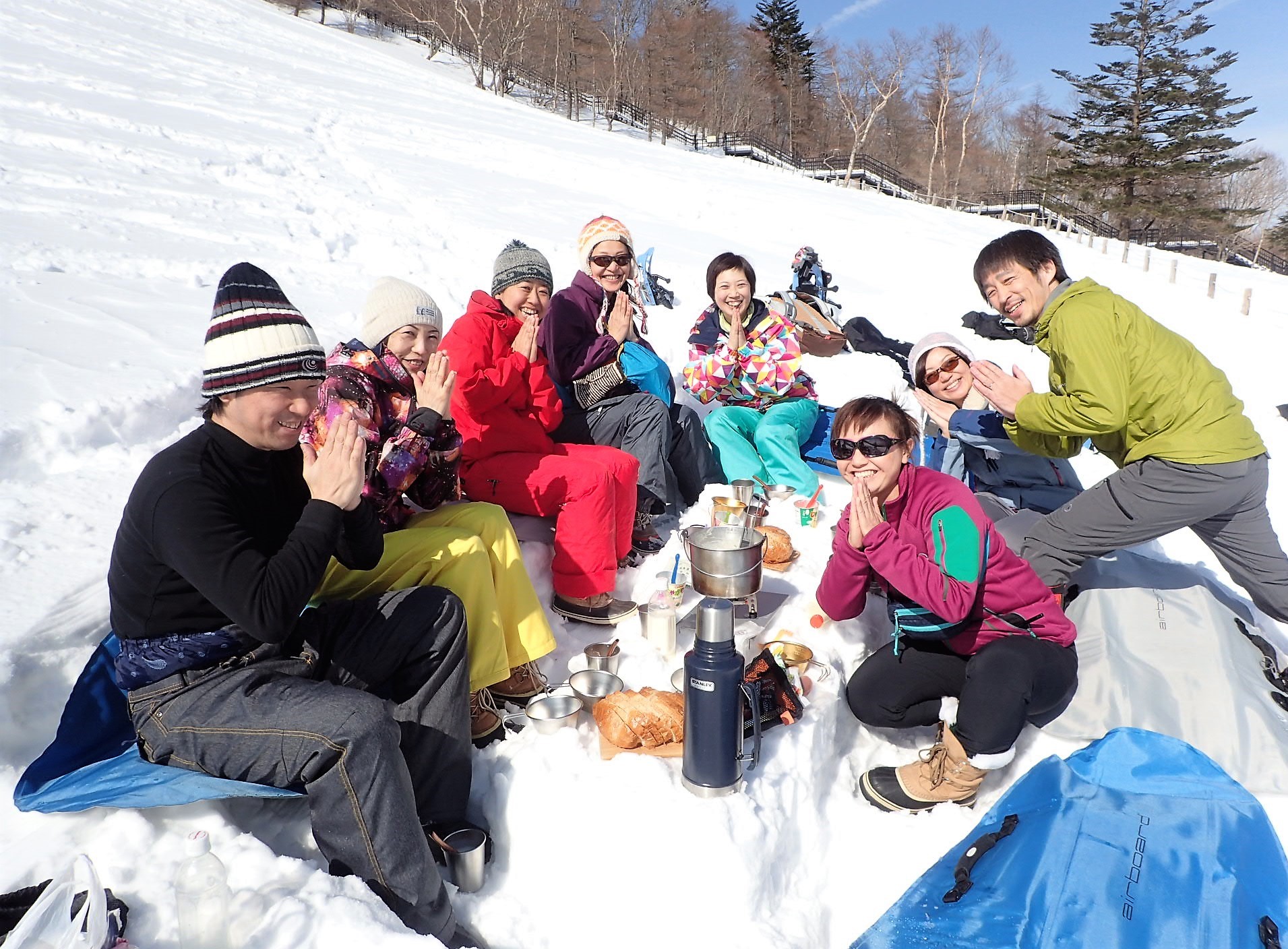 Nikko Kirifuri Highland Snowshoe & Airboard Experience in Tochigi