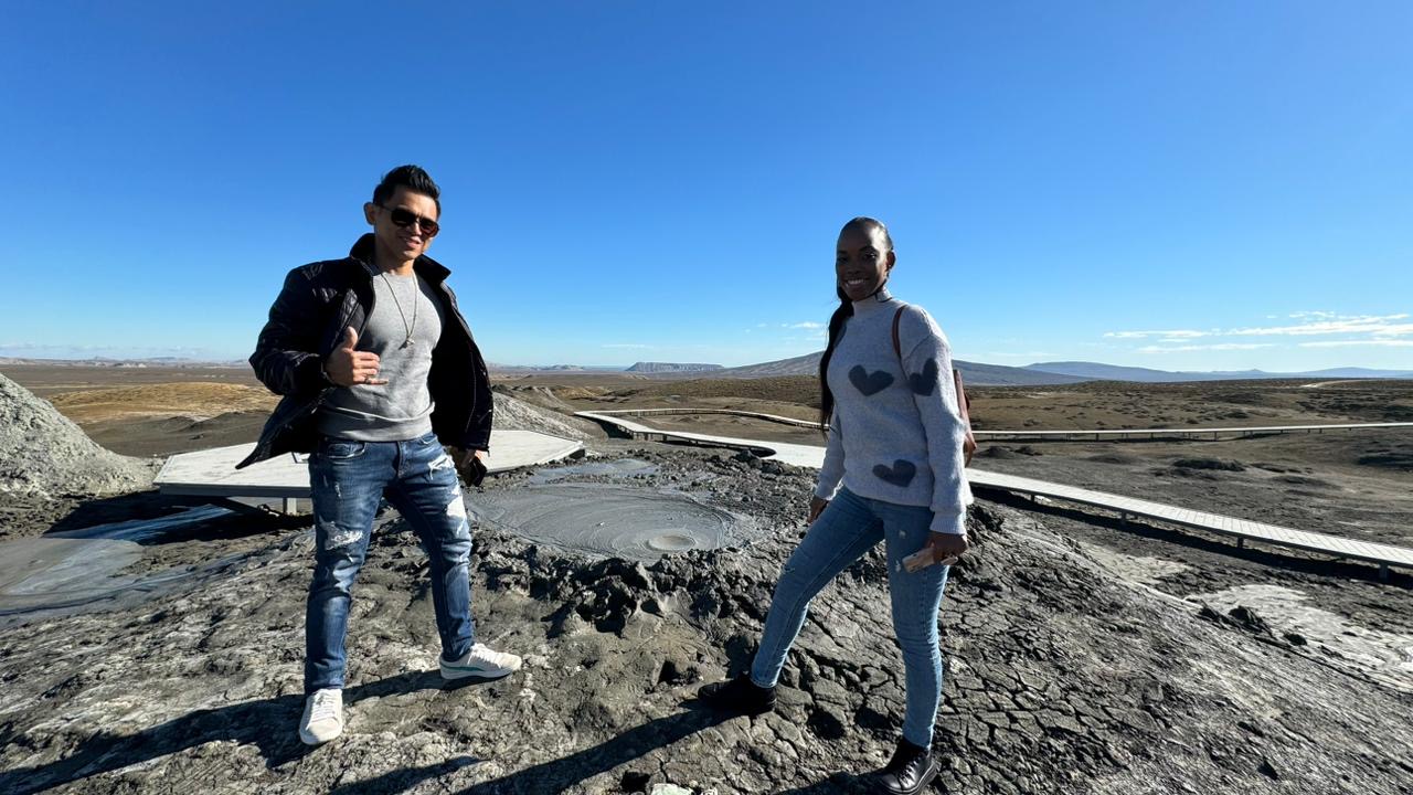 Group at Mud volcano 