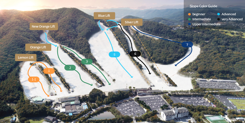 芝山森林度假村 (Jisan Forest Resort) 滑雪橇一日遊（首爾 (Seoul) 出發）