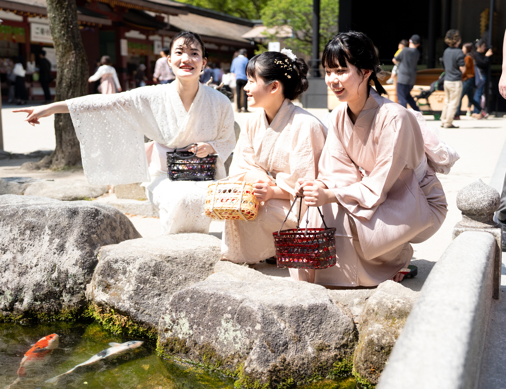 Kimono rental at Dazaifu Tenmangu Shrine (Kimono Rental Hibiki)