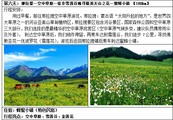 新疆伊犁七公里輕徙步8日（每天徙步約7公里+1晚野奢營地+賽里木湖邊科古爾琴山+喀拉峻大草原加薩幹+喀拉峻風景三級夷平面+唐布拉仙女湖）