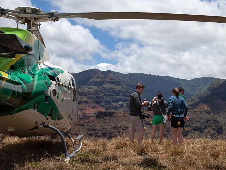 Canyon Landing Safari Helicopter Experience in Kauai