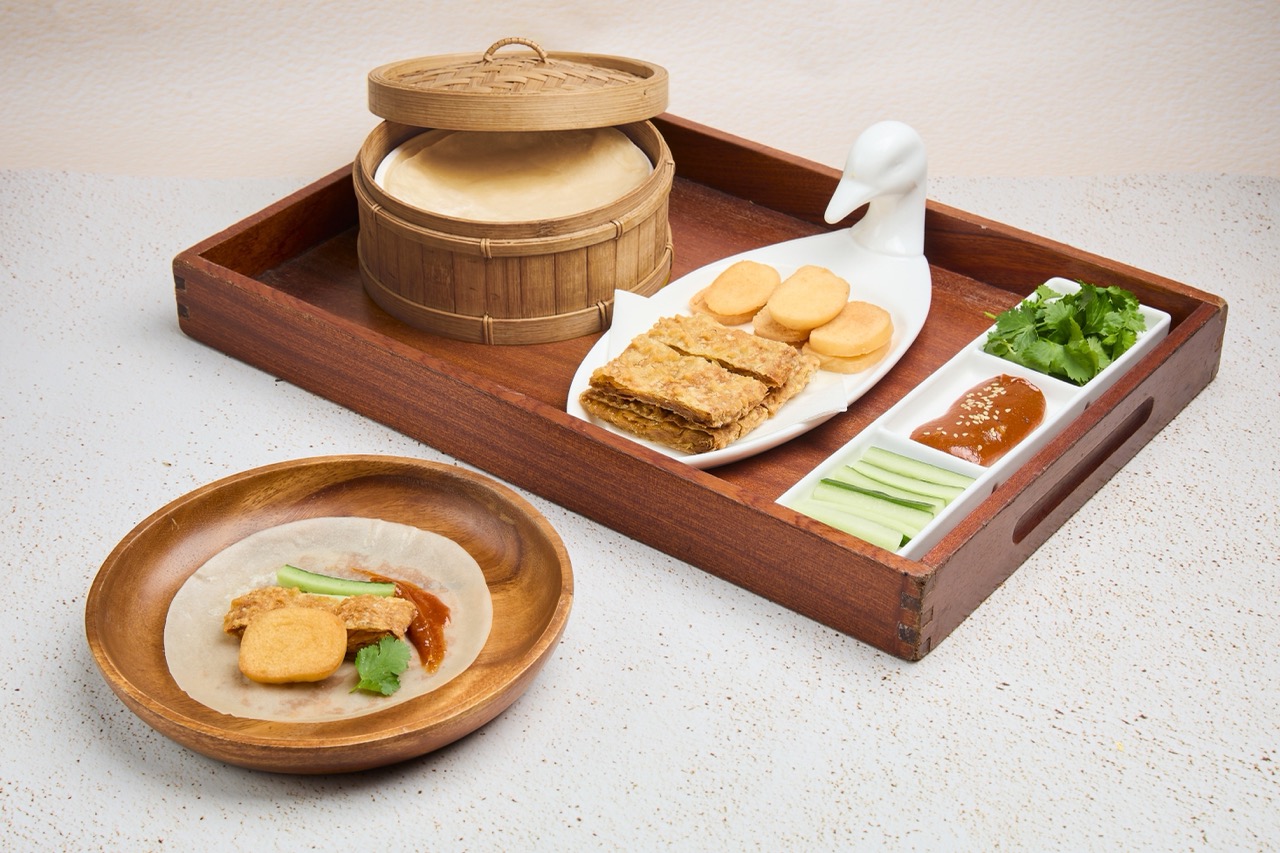 素鵝佐麥餅脆腐皮
