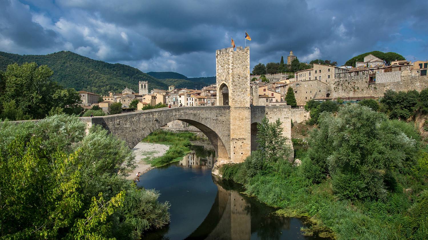 Medieval villages day tour from Barcelona