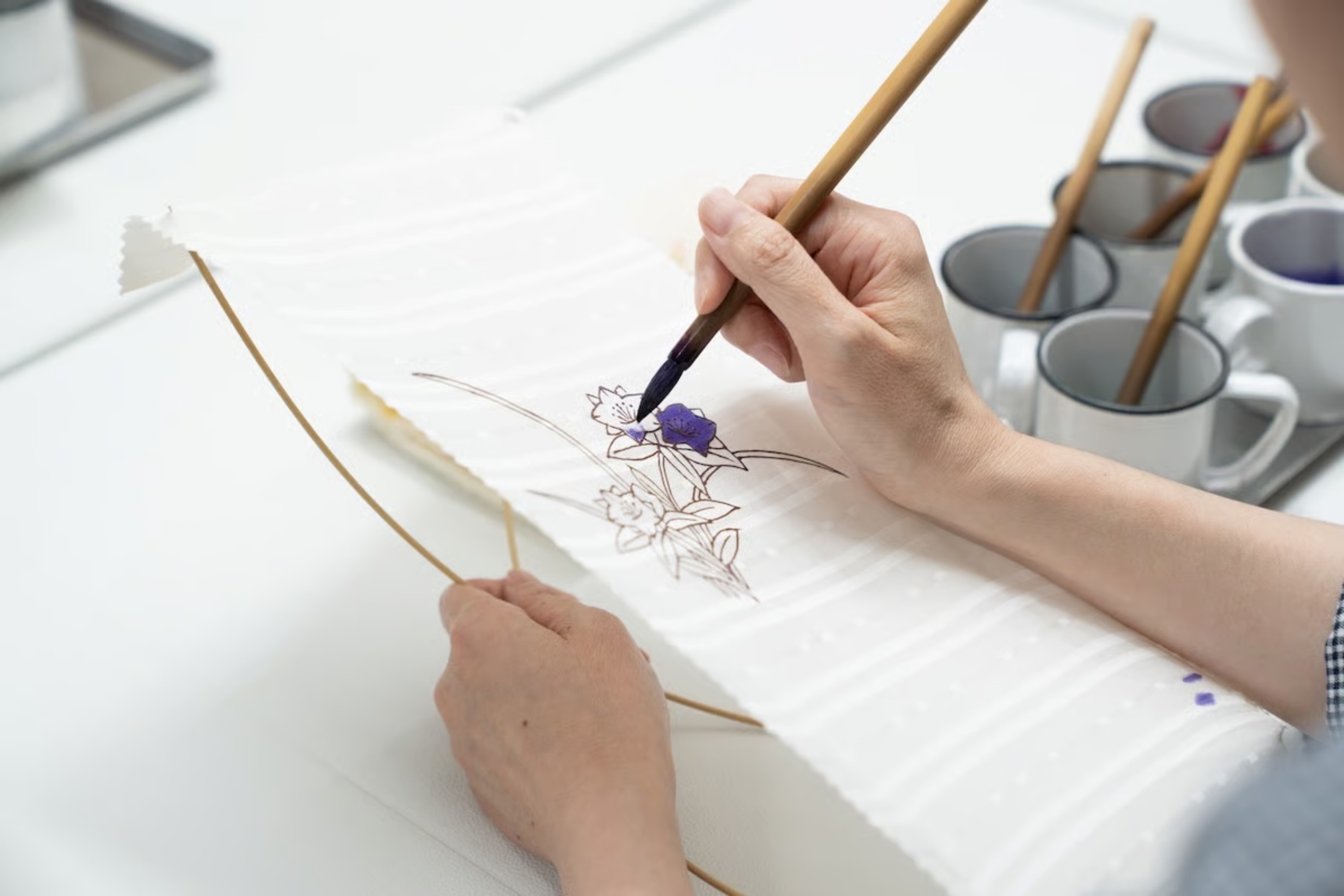 友禪染體驗(裱框藝術品) 友禪染體驗(裱框藝術品)