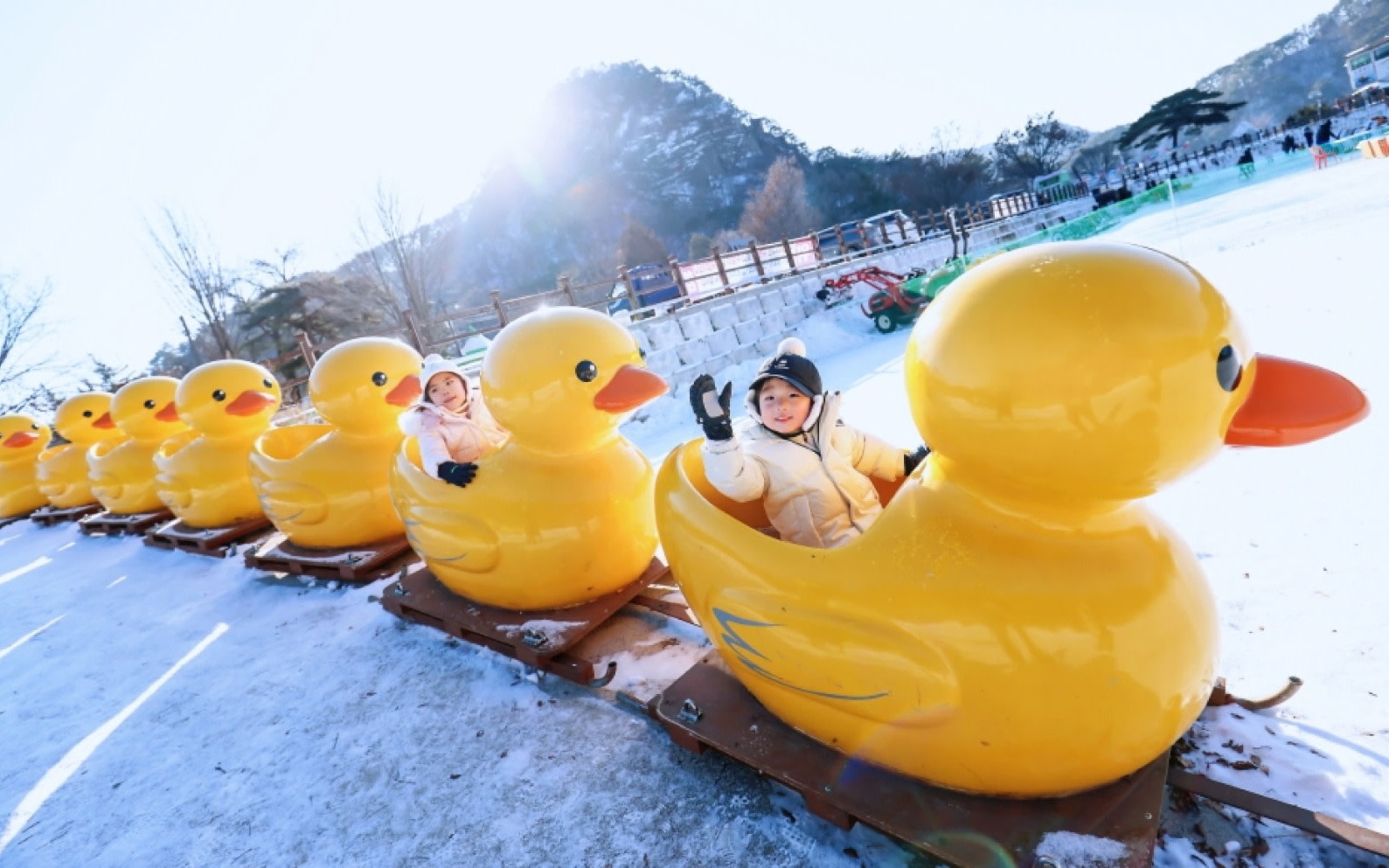 Samaksan Cable Car/Nami/Strawberry Picking/Snow Sledding/Herb Island