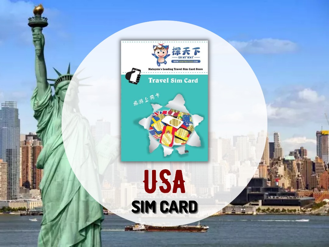 美國 4G 上網 SIM 卡（馬來西亞領取）