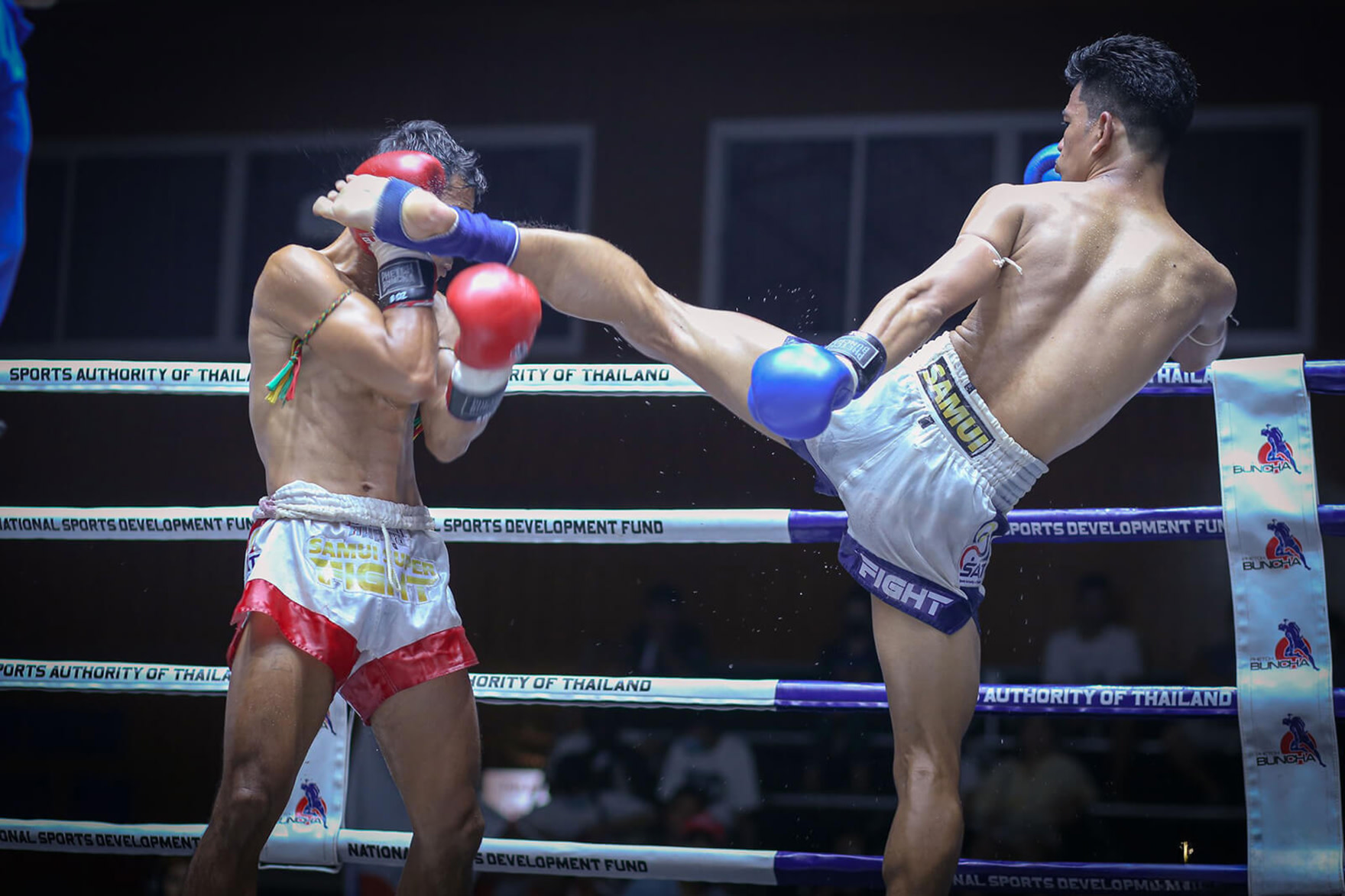 Fight Night at Chinnarach Muay Thai Stadium Kho Phangan