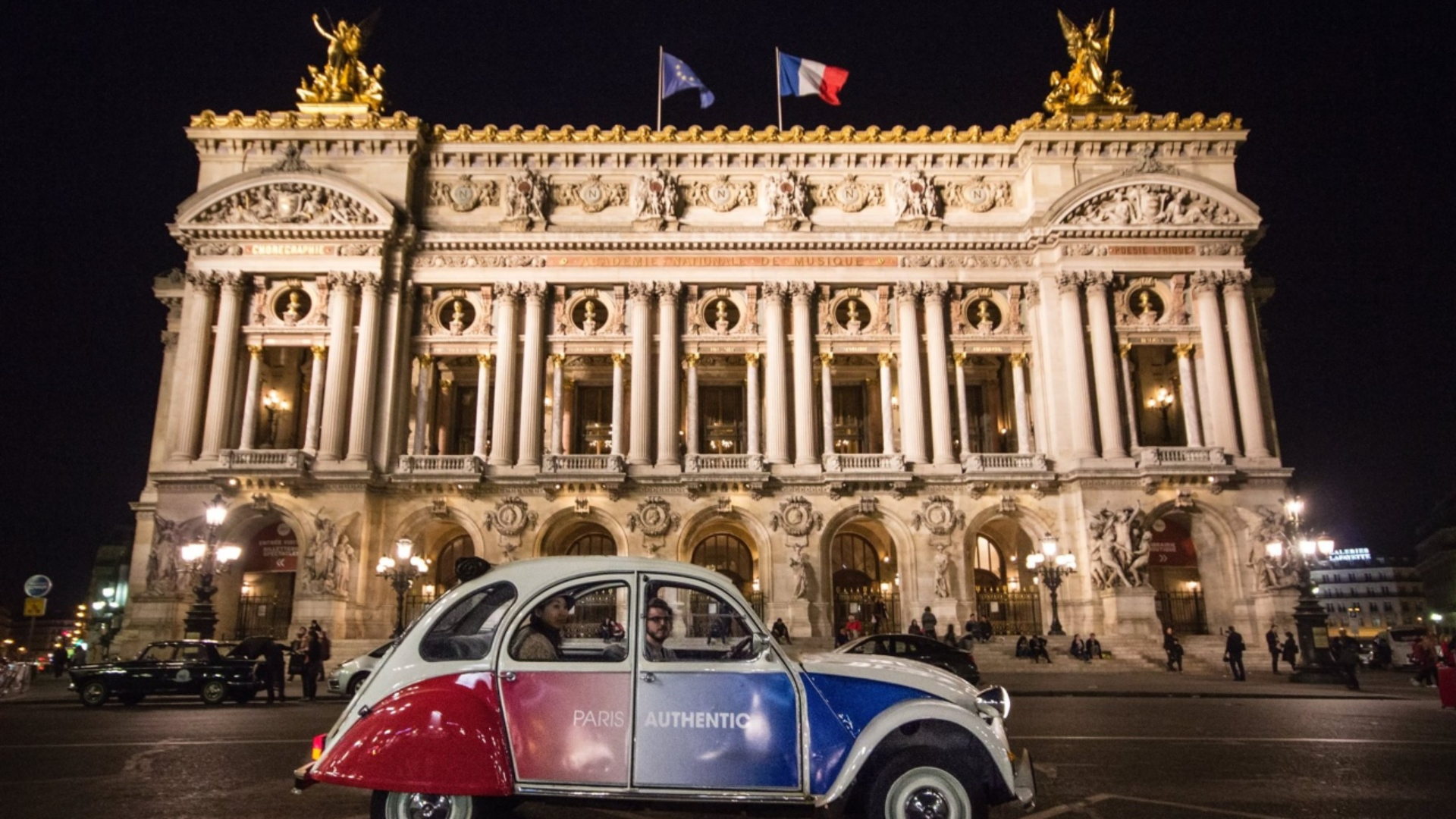 雪鐵龍 Citroën 2CV 復古經典車夜遊巴黎