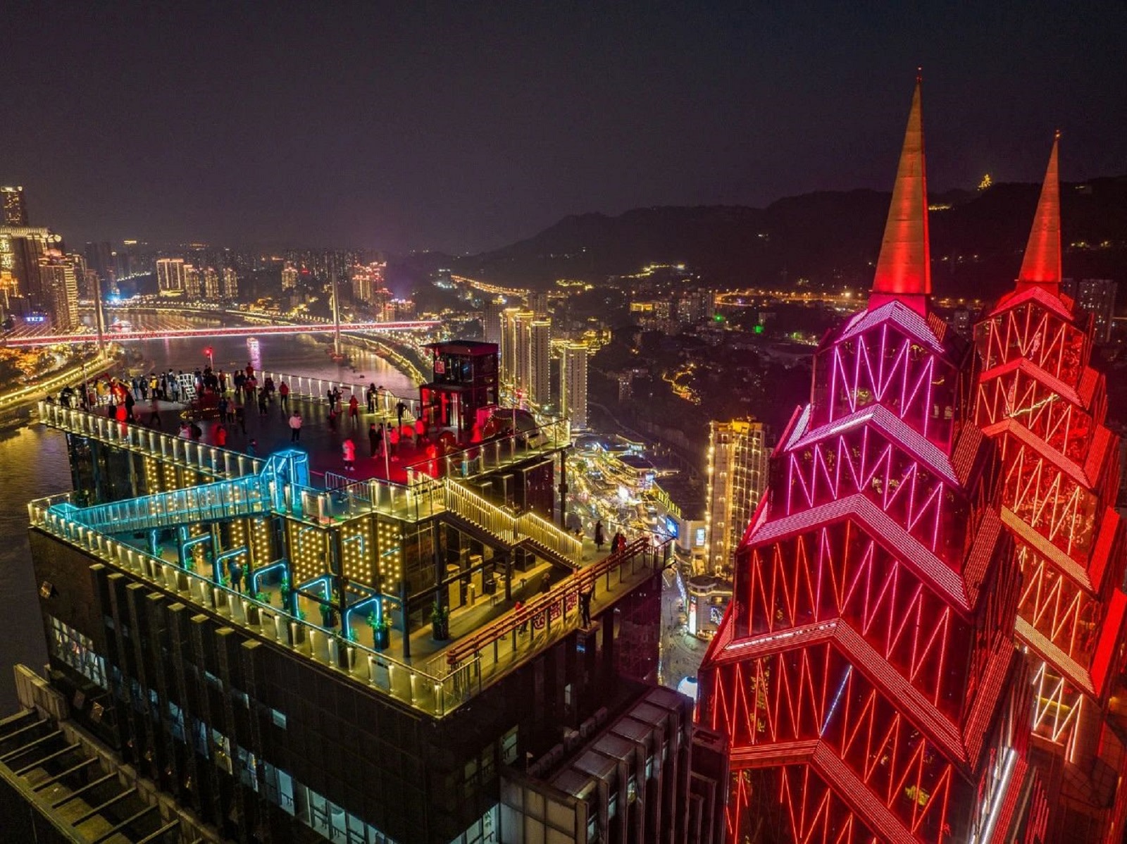 Chongqing Sky Curtain · Joy Tour Observation Tower Ticket