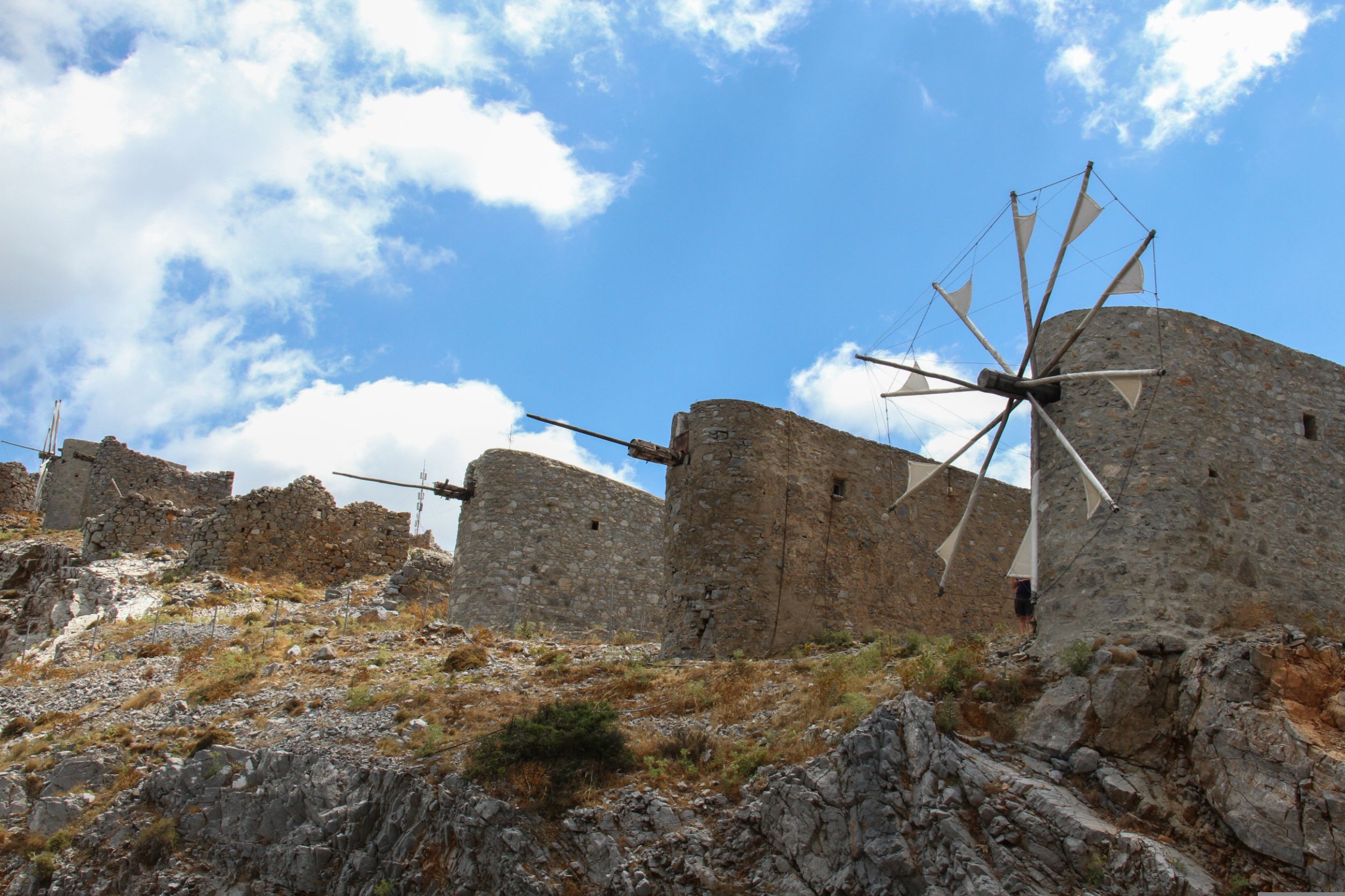 The famous windmills of Lasithi Plateau.