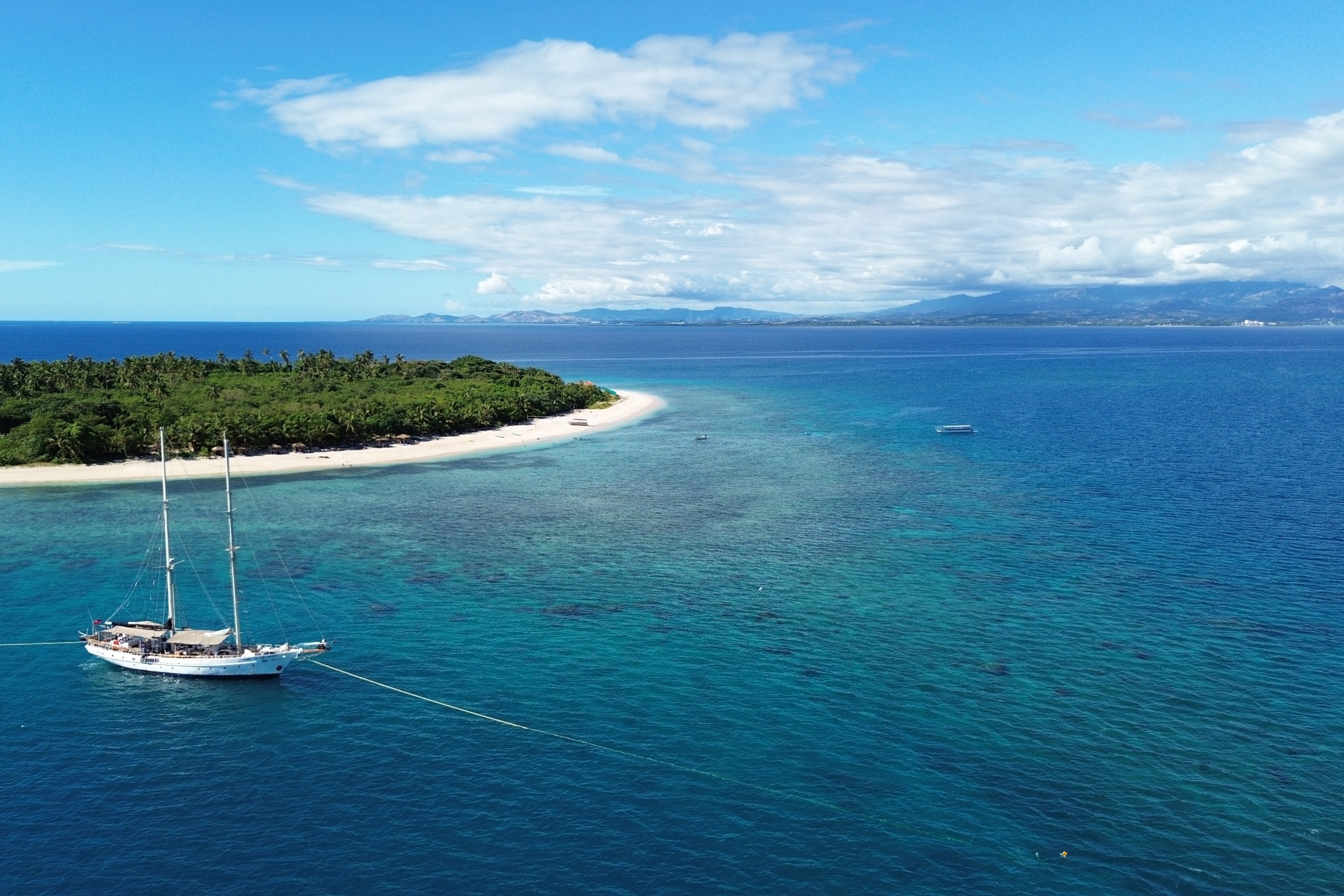 馬馬努卡群島的白色沙灘 馬馬努卡群島的白色沙灘