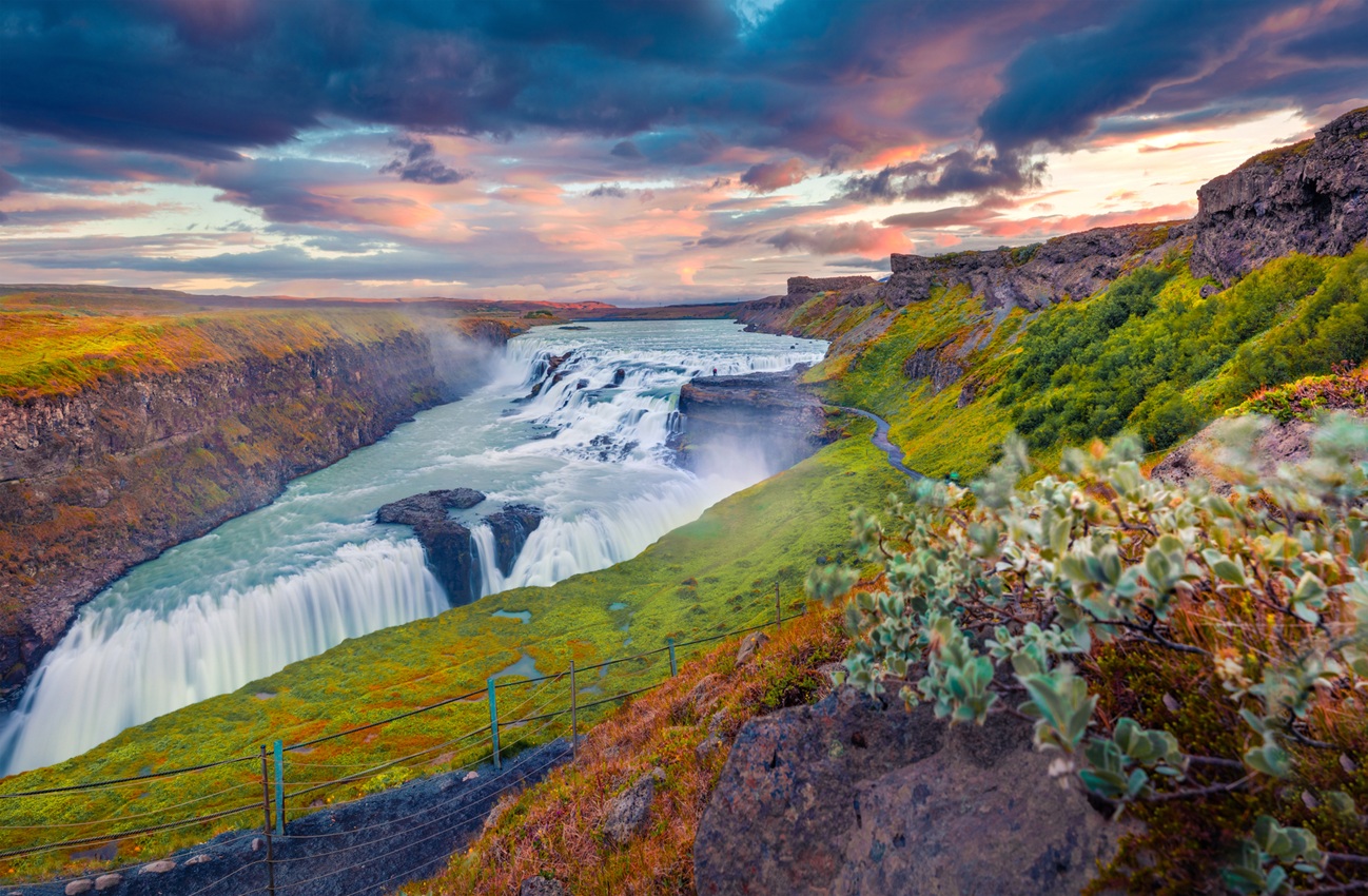 Gullfoss Waterfall