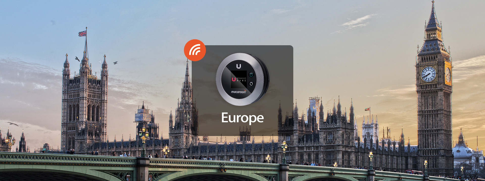歐洲4G WiFi分享器 由Uroaming提供