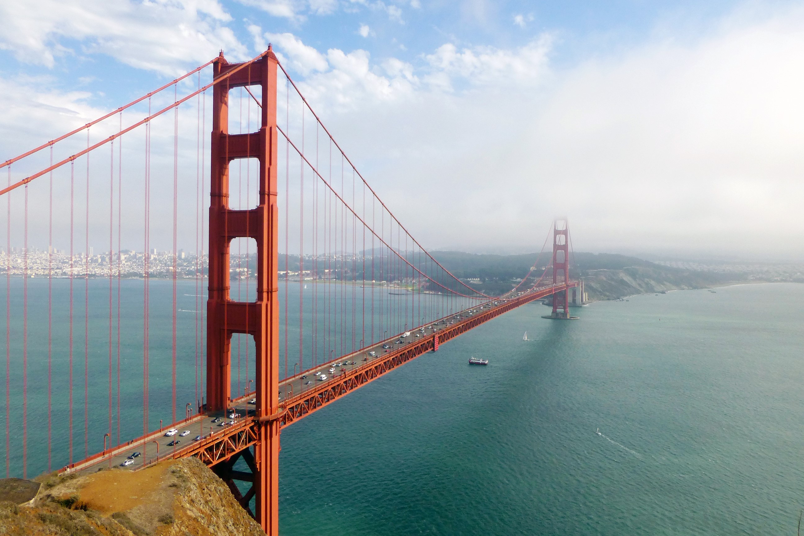 Visit famous landmarks like Golden Gate Bridge, Alcatraz Island, and Fisherman's Wharf at your own pace