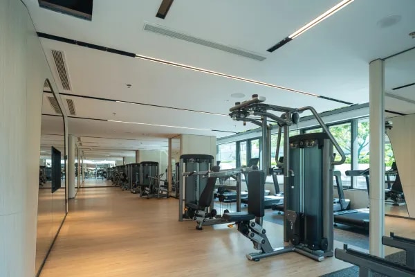 Hotel gym environment display picture