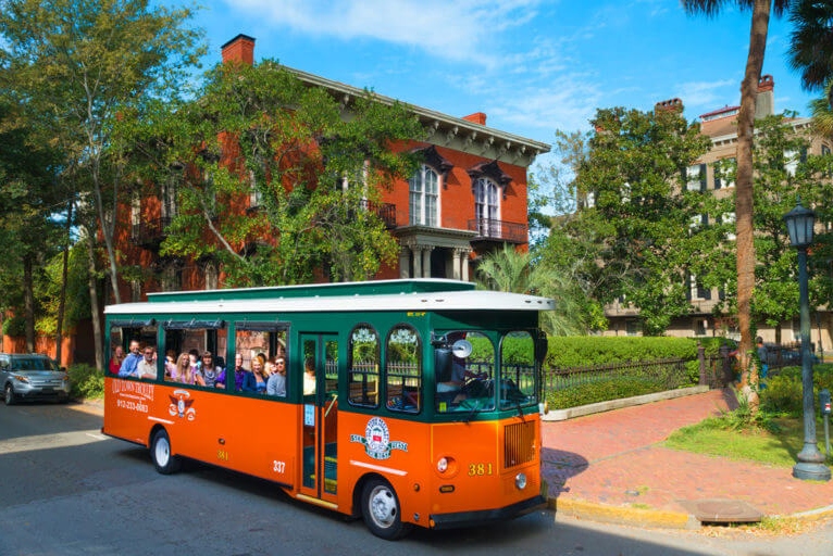 Savannah Hop On Hop Off Trolley by Historic Tours of America