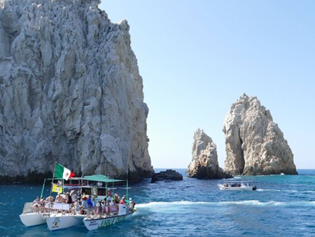 Friendly crew guiding guests for a safe and fun trip