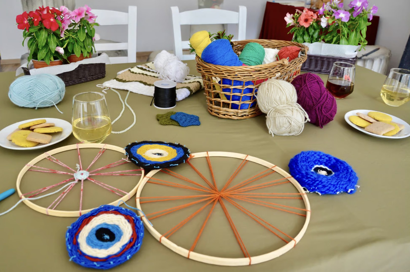 Athens: Evil Eye Weaving Workshop with Greek Tea