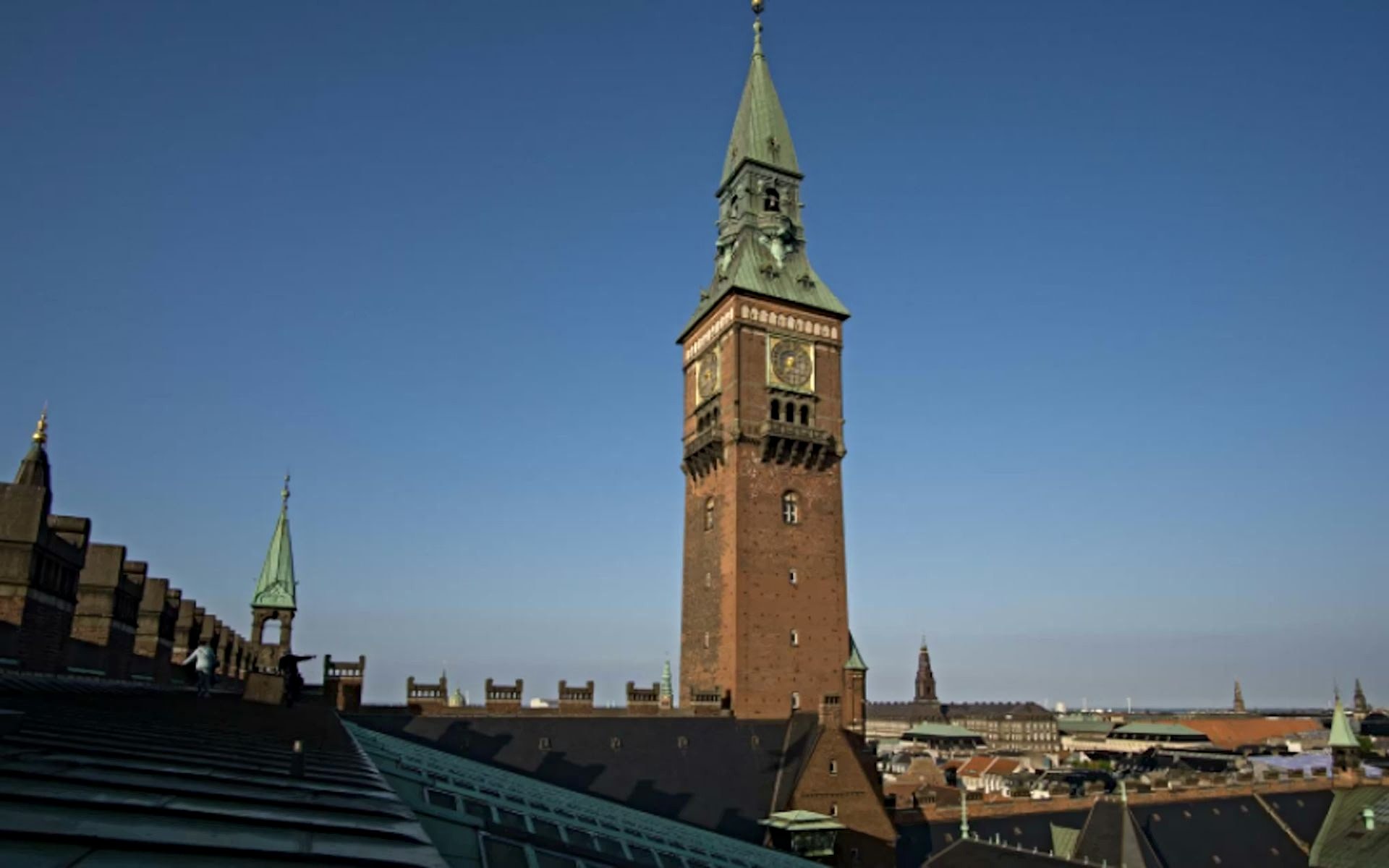 Copenhagen City Hall Tower Tour with Garden Access