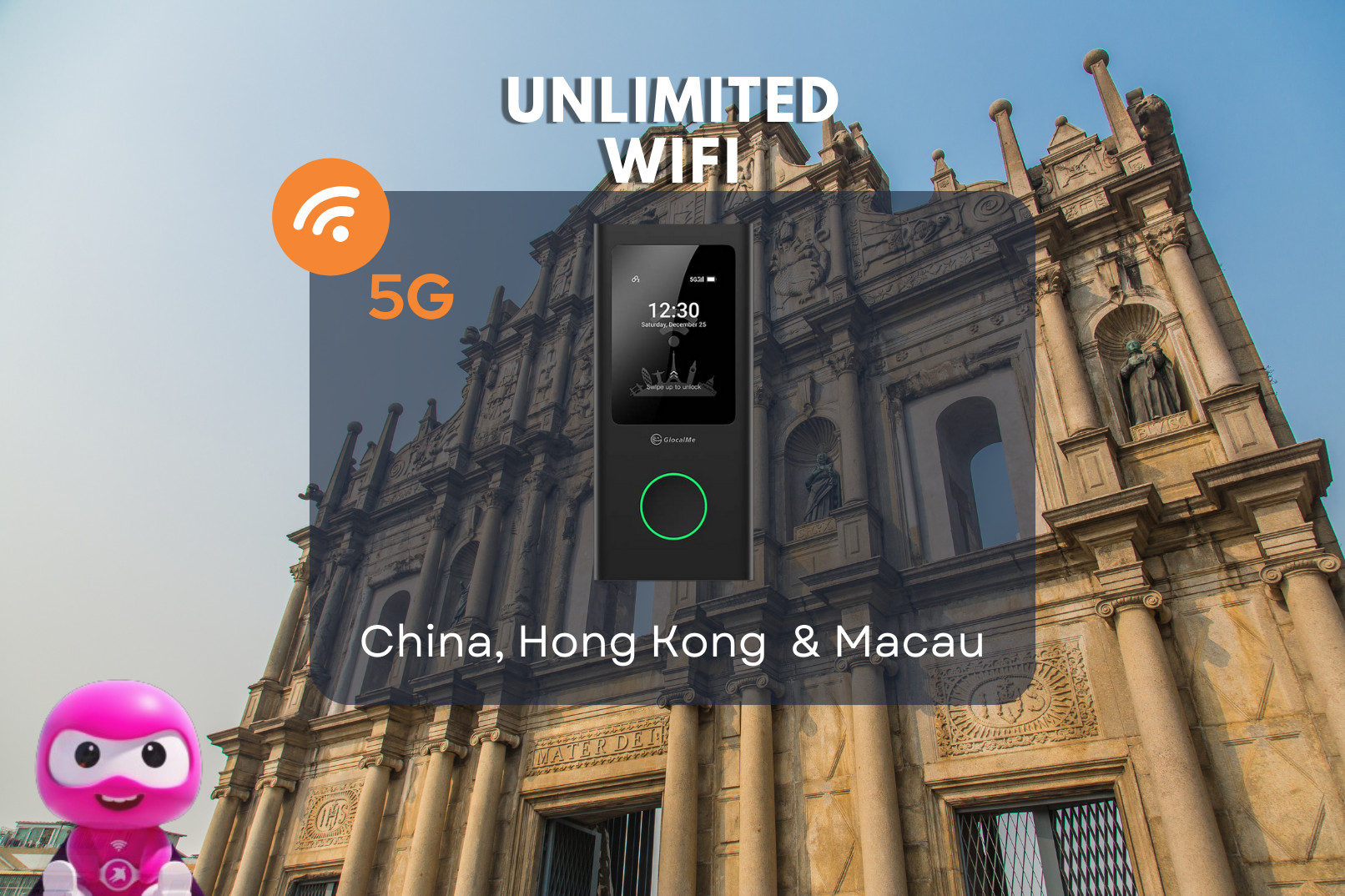 中國大陸、香港和澳門地區4G / 5G WiFi（馬來西亞機場領取）