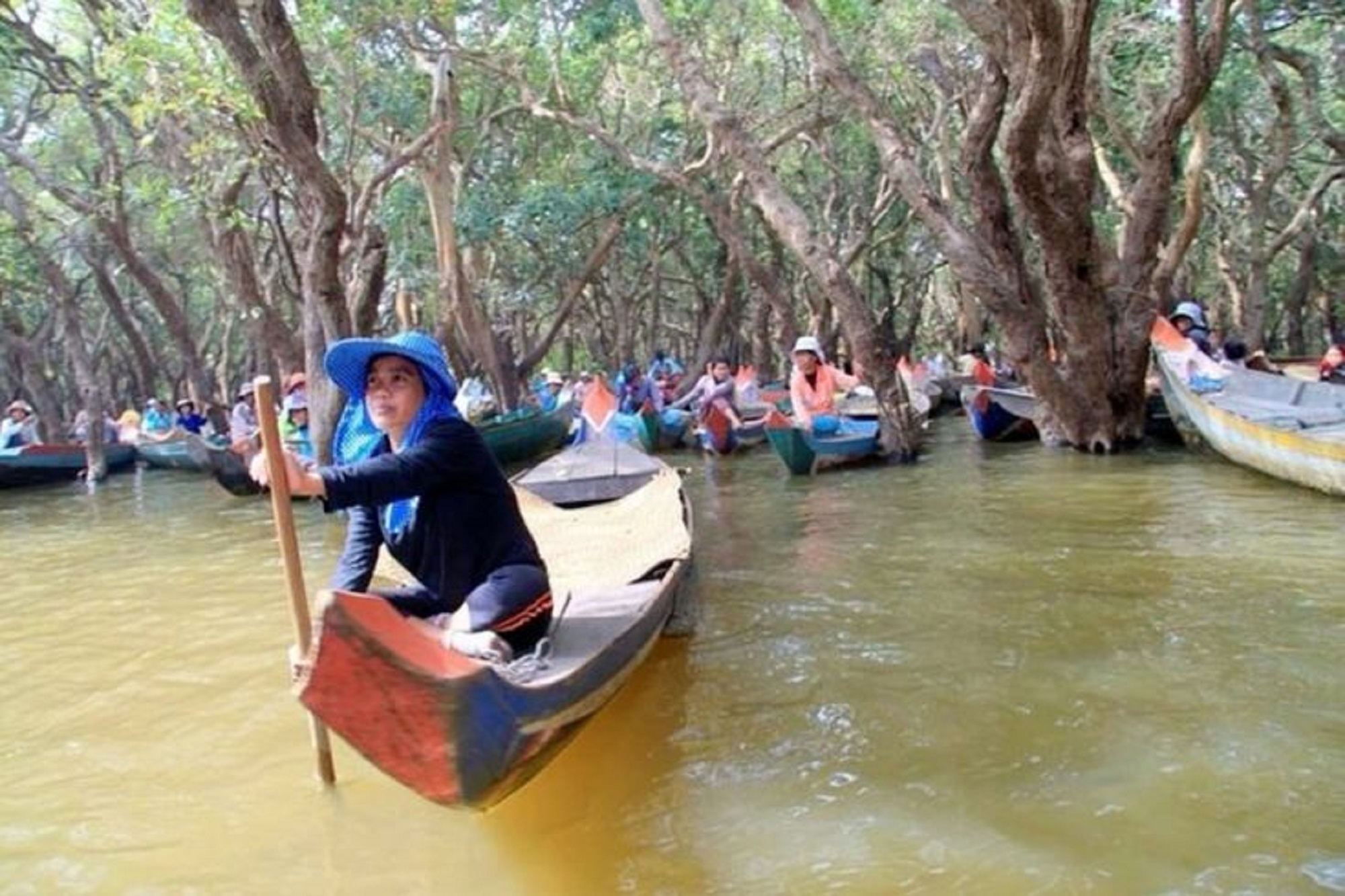暹粒市：空邦魯（Kompong Phluk）水上村莊洞裡薩湖之旅