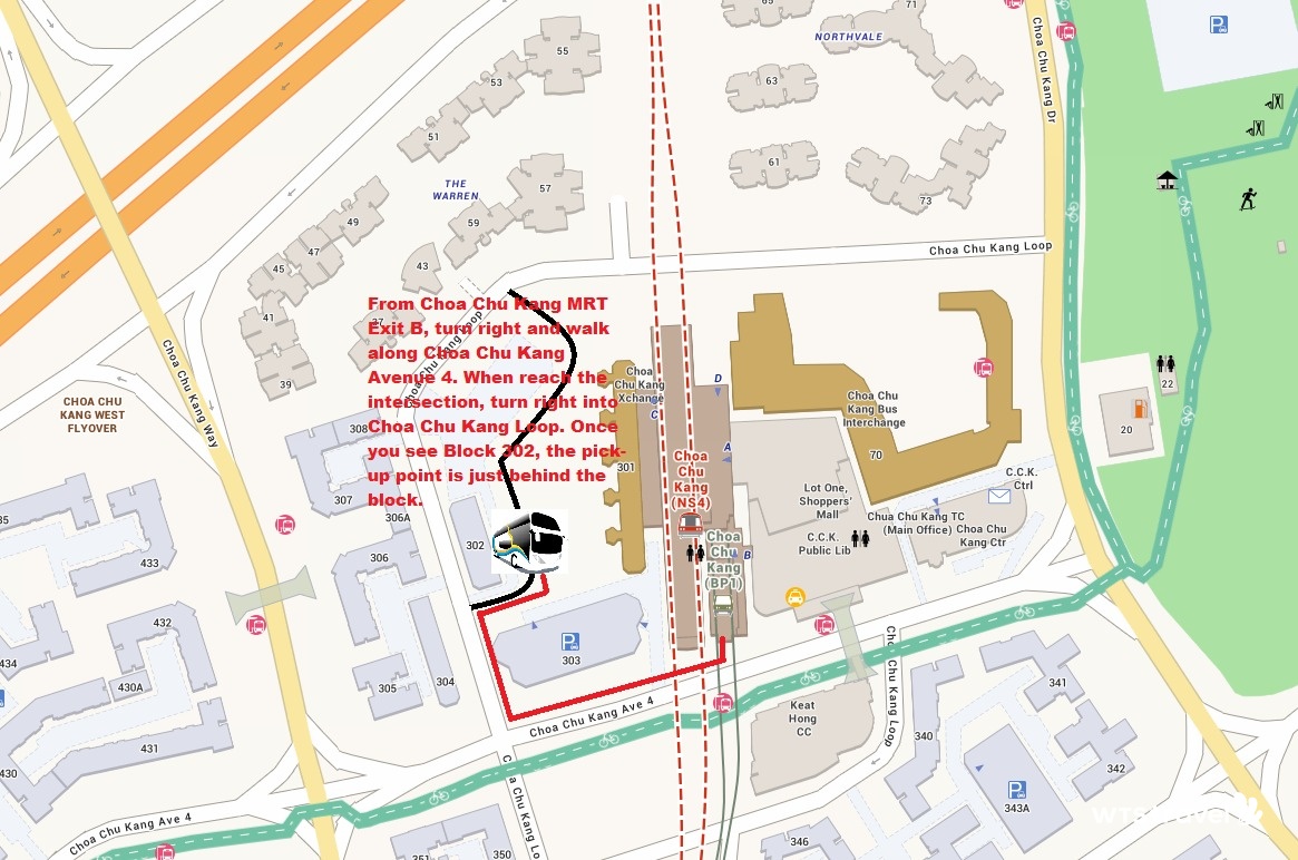 CHOA CHU KANG (Private Bus Pick-up Bus Bay No. 5)