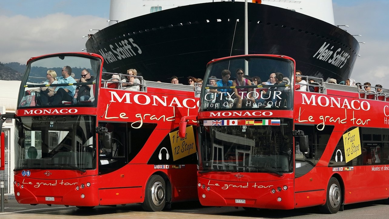 摩納哥隨上隨下巴士 (Hop-on hop-off bus in Monaco)