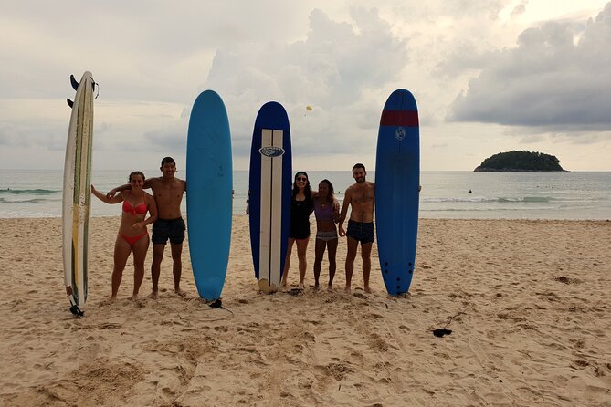By the kata beach surfing