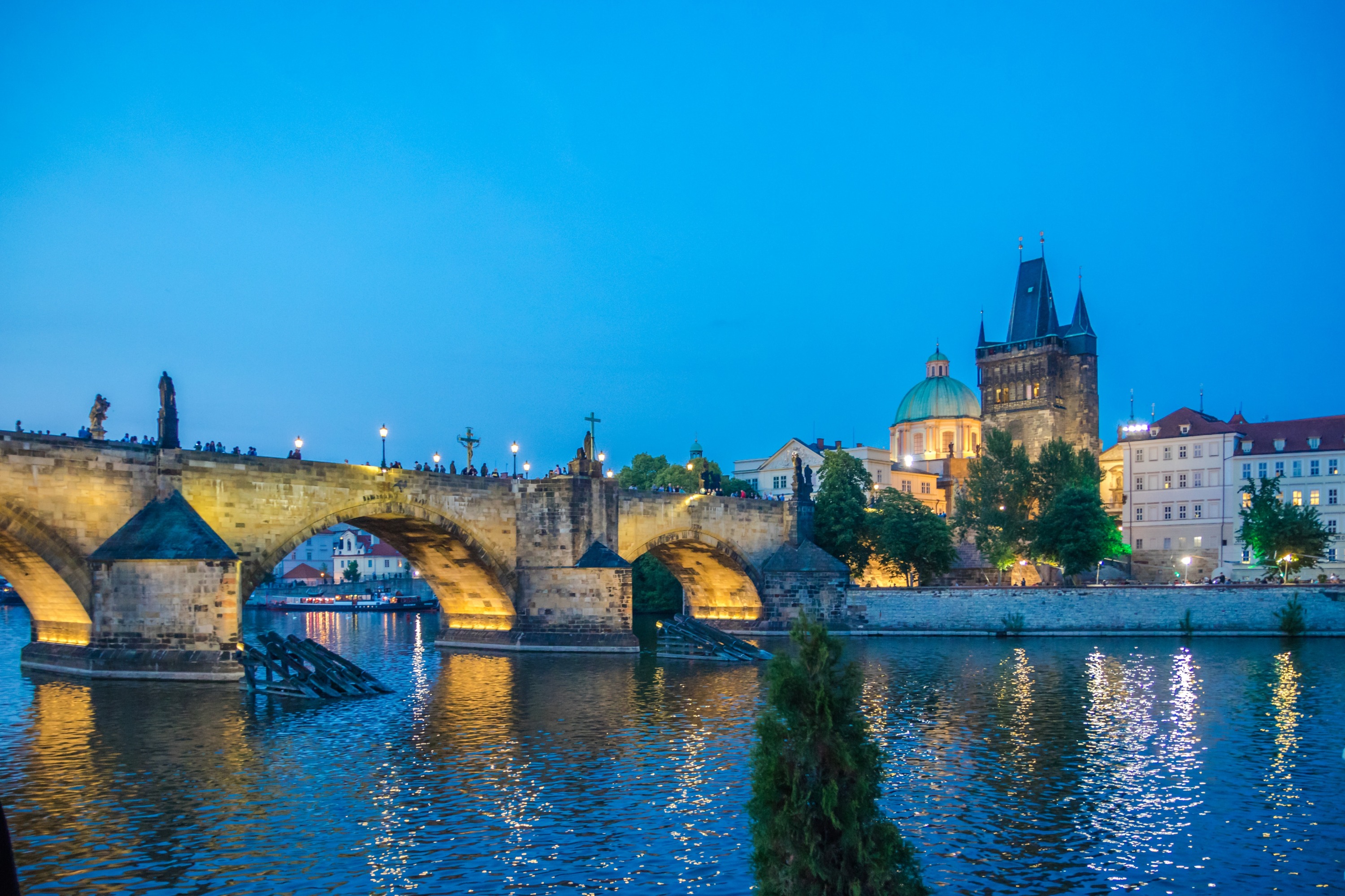 Evening Cruise Tour with Buffet Dinner in Prague