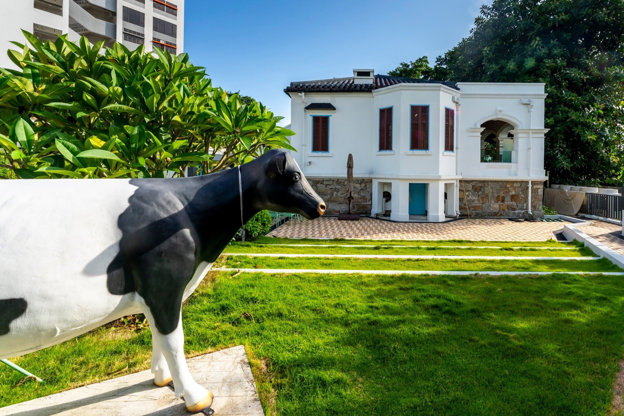 香港無處不旅遊-春日合家歡樂親子遊(酒店自助餐， 參觀薄扶林牧場， 香港電影資料館， 「東岸板道」