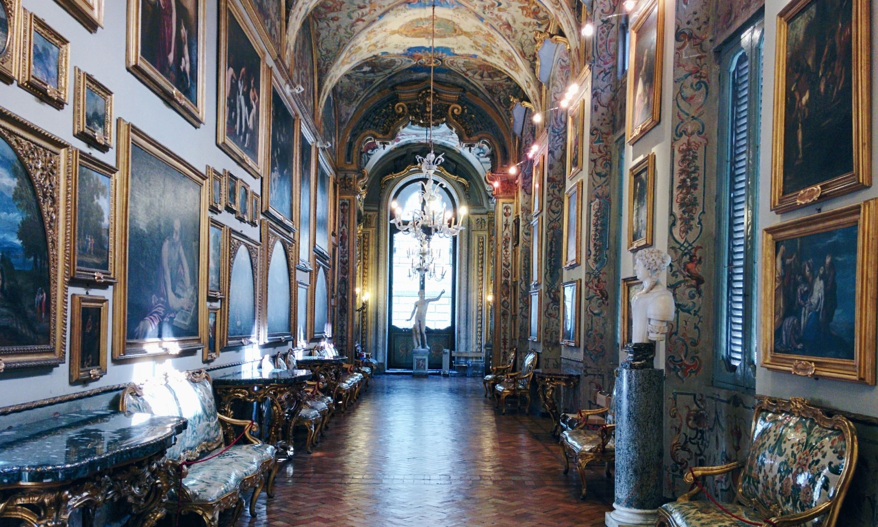 Walk through the vast hallways of Doria Pamphilj Gallery and see its collection of paintings depicting realism