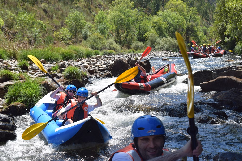 Cano-Rafting in the Paiva River, close to Porto