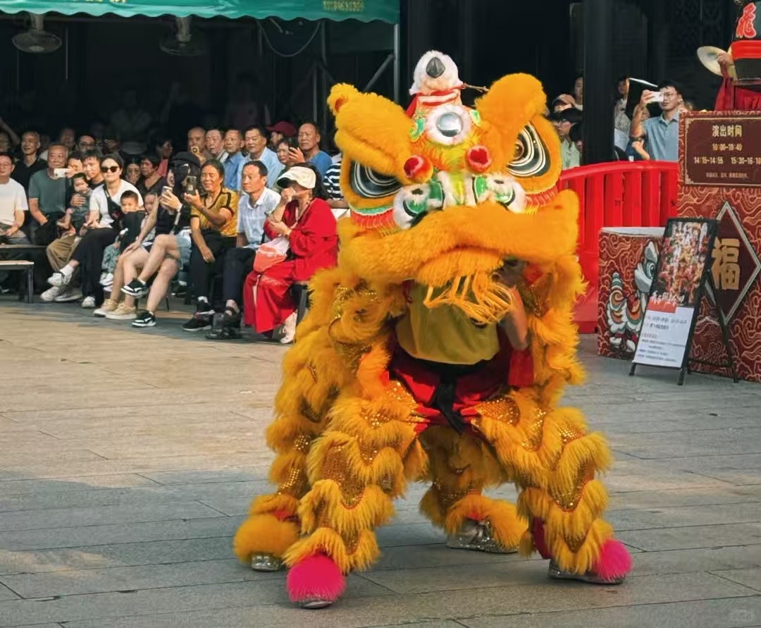 佛山祖廟醒獅表演 佛山祖廟醒獅表演