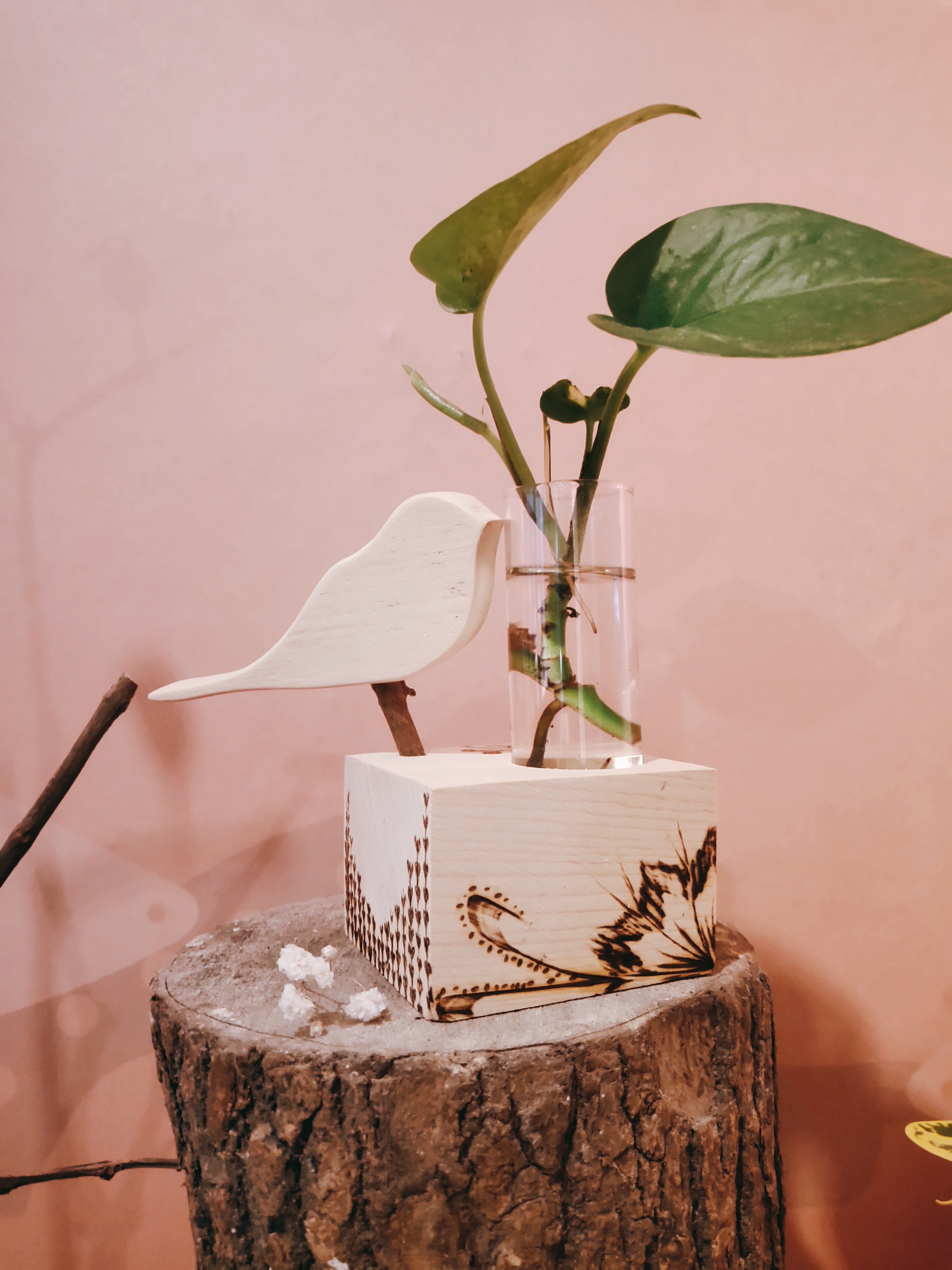 Yilan｜Baimi Clogs Village｜Wood Art Flower Container DIY Experience