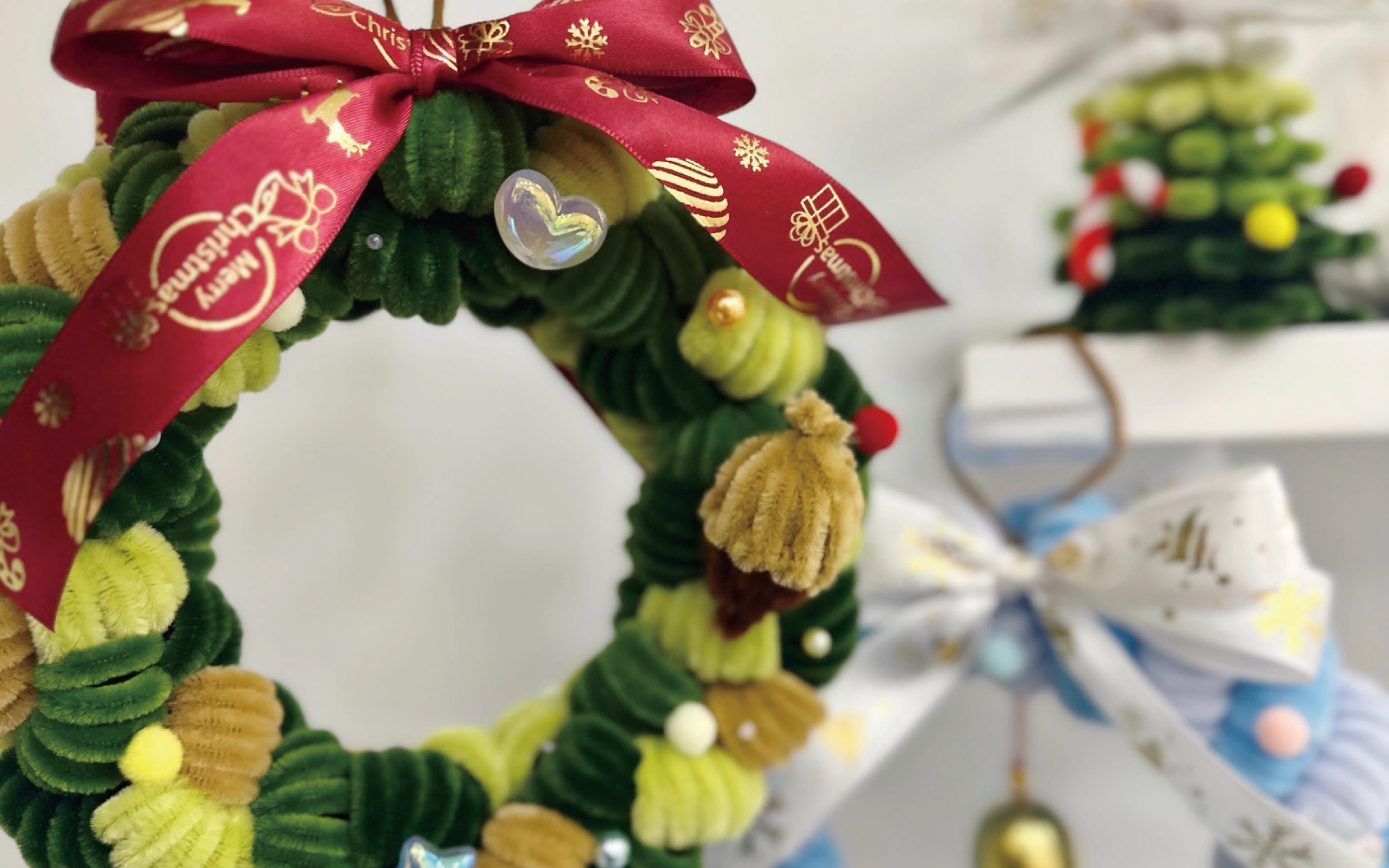 Taipei: Twist Stick Wreath/Christmas Tree Ornament Experience Class