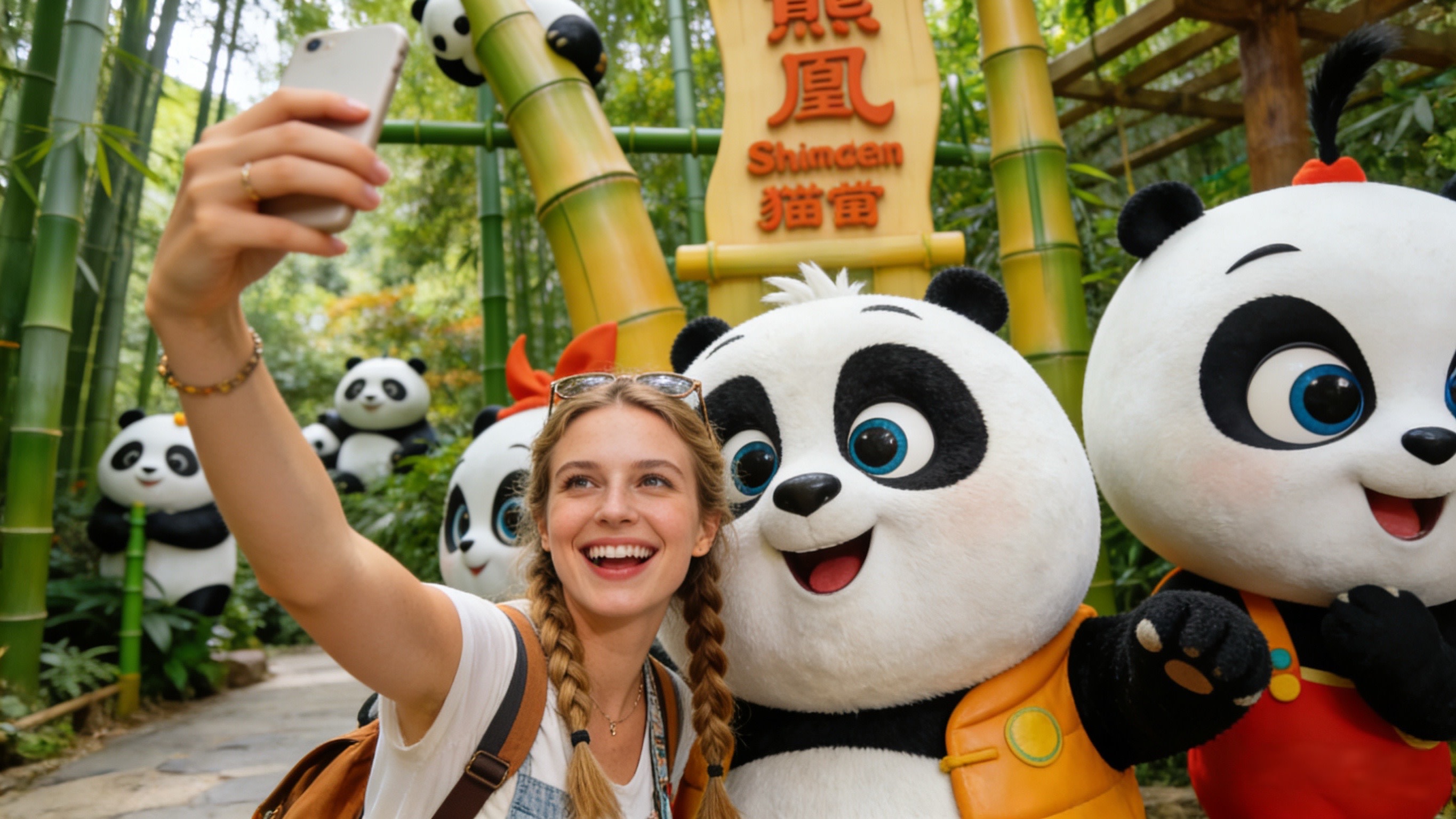 One-day tour from Zhangjiajie to Xiangxi Panda Zoo & Phoenix Ancient City Secret Realm (Chinese-English professional guide + pure play)