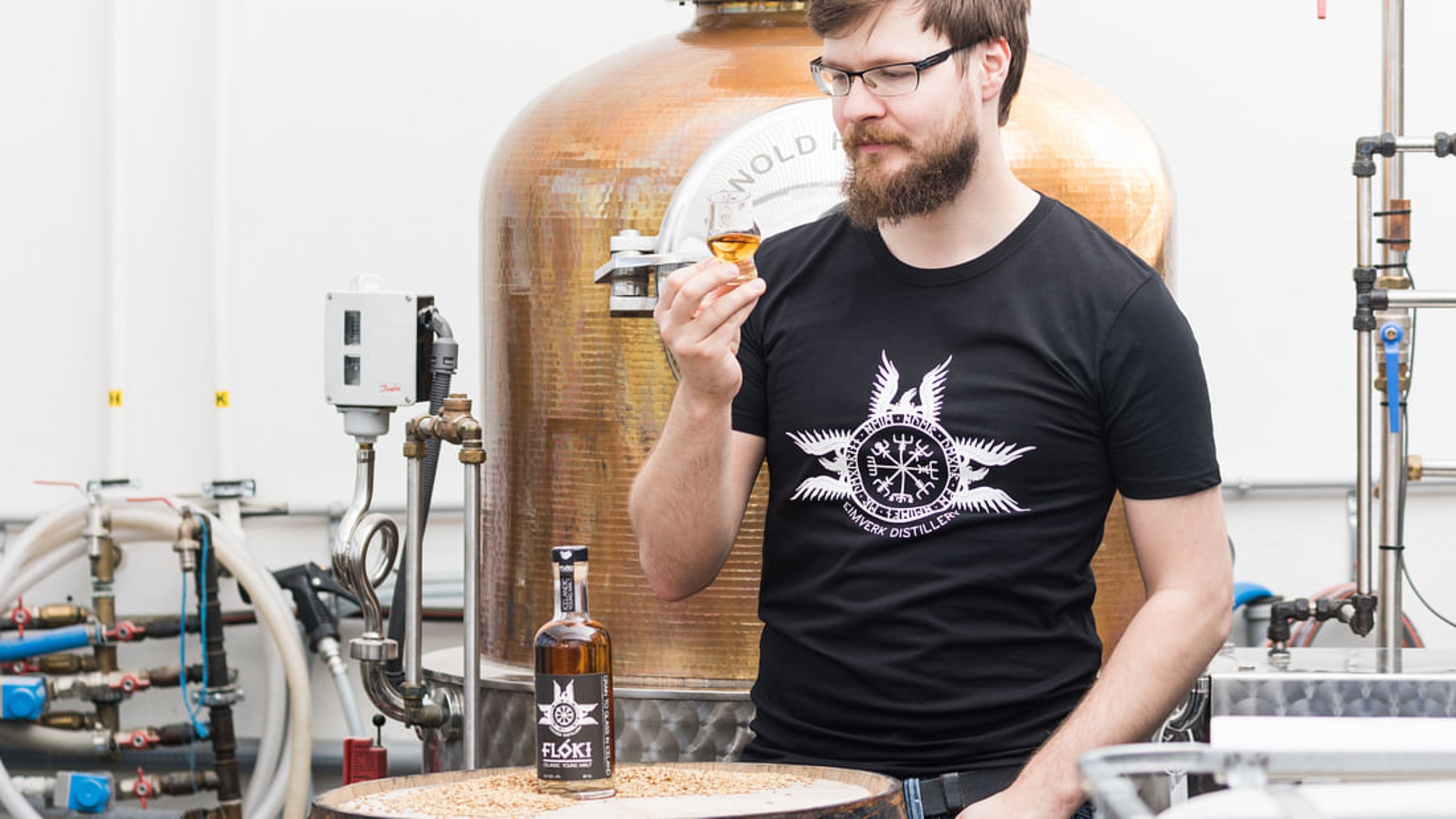 Learn how Icelandic spirits are made using locally sourced ingredients on an exclusive distillery tour