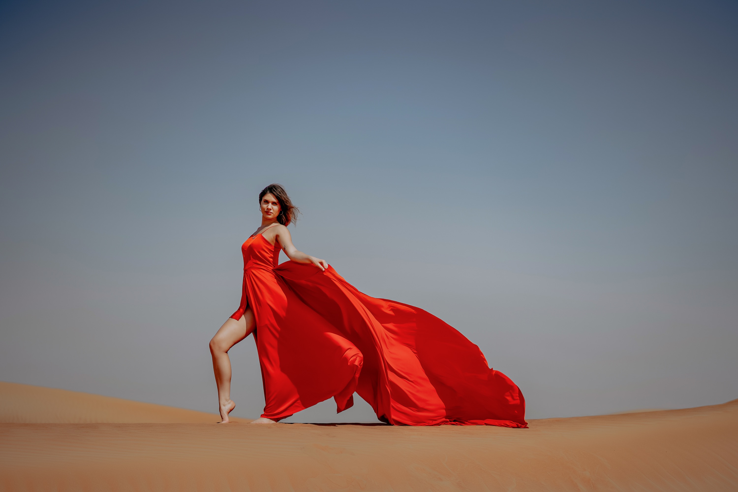 Dubai: Flying Dress Photography and Dune Drive Trip