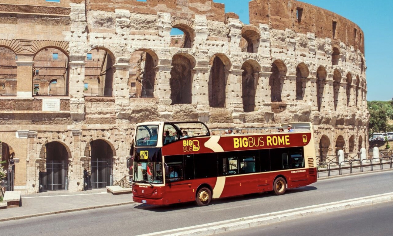 羅馬 Big Bus 隨上隨下觀光巴士（敞篷）