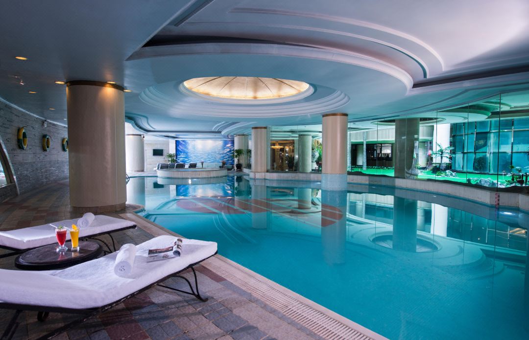 Hotel fitness area