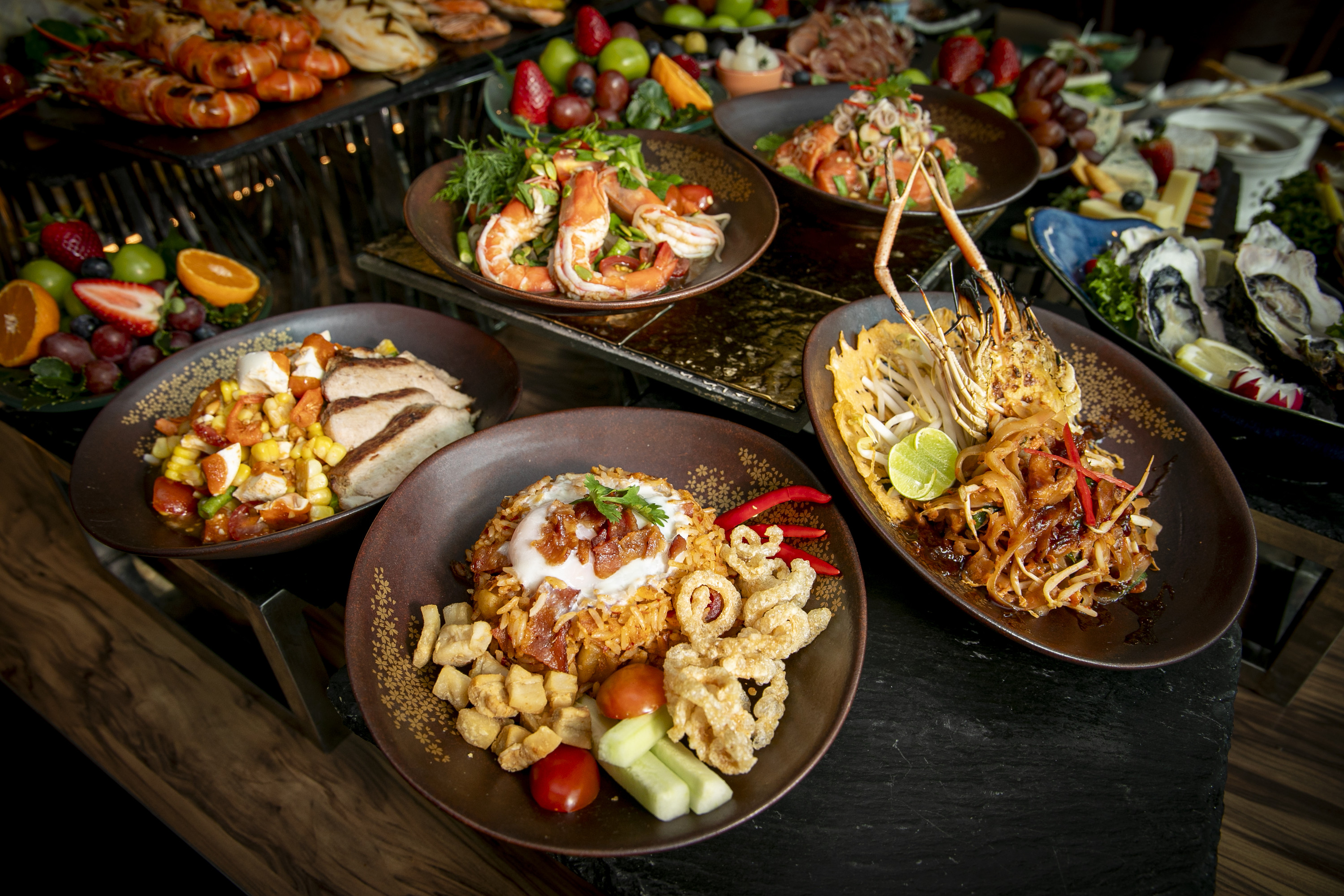 Buffet at The Berkeley Dining Room, The Berkeley Hotel Pratunam