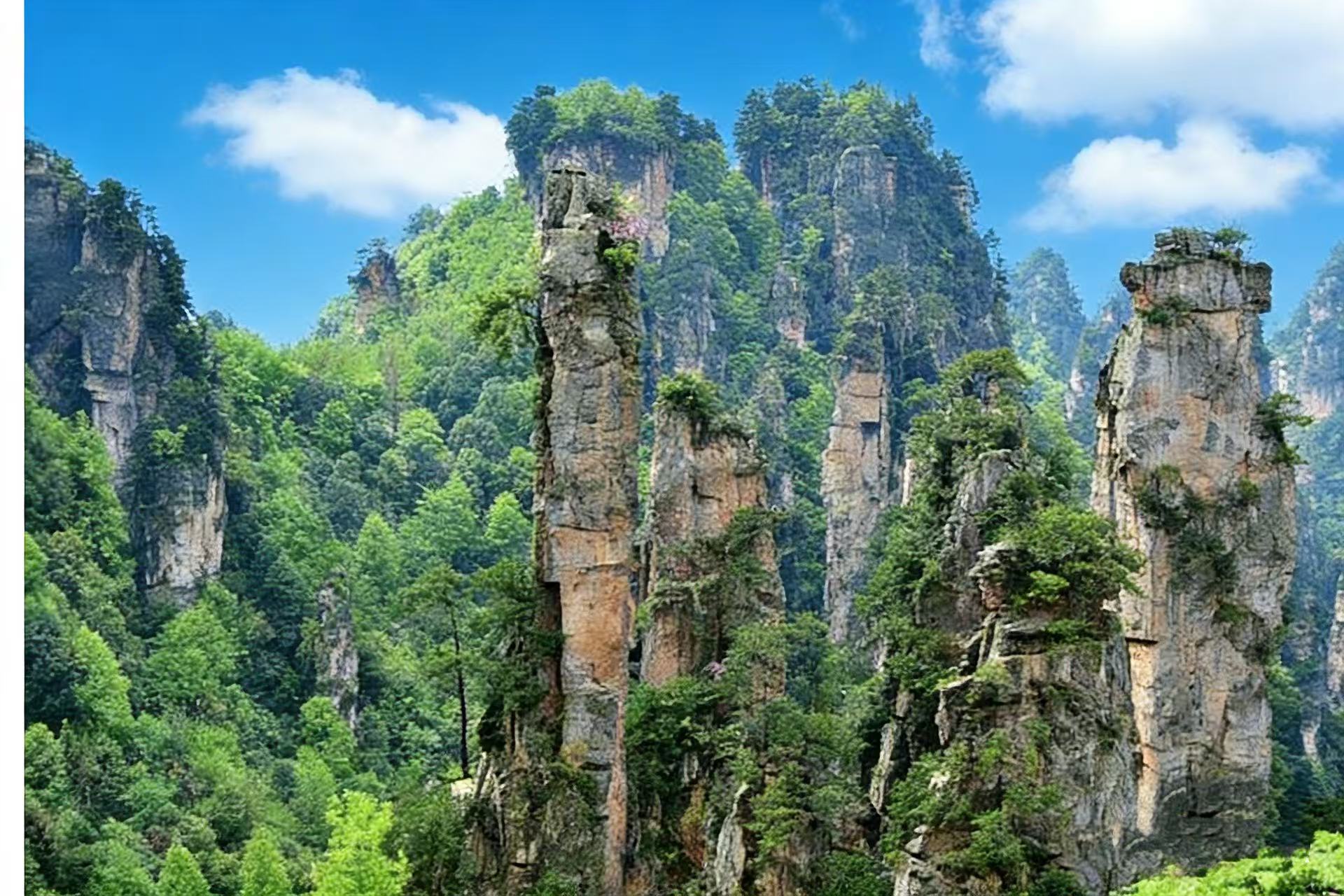 Day 1: Yuanjiajie - Tianzi Mountain: Meet your tour guide in the lobby of your hotel/train station/airport, heading to Zhangjiajie National Forest Park.