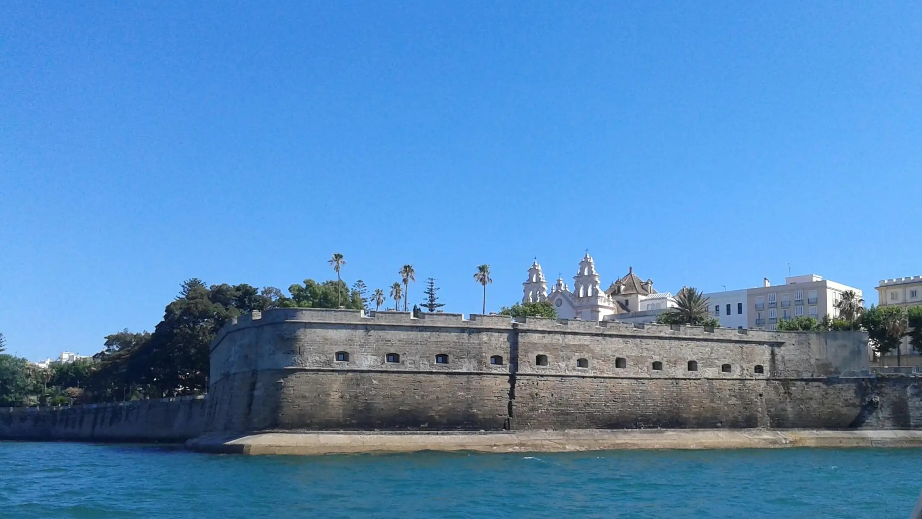 Passing the historic Fort of Matagorda, standing strong in the bay’s southern waters