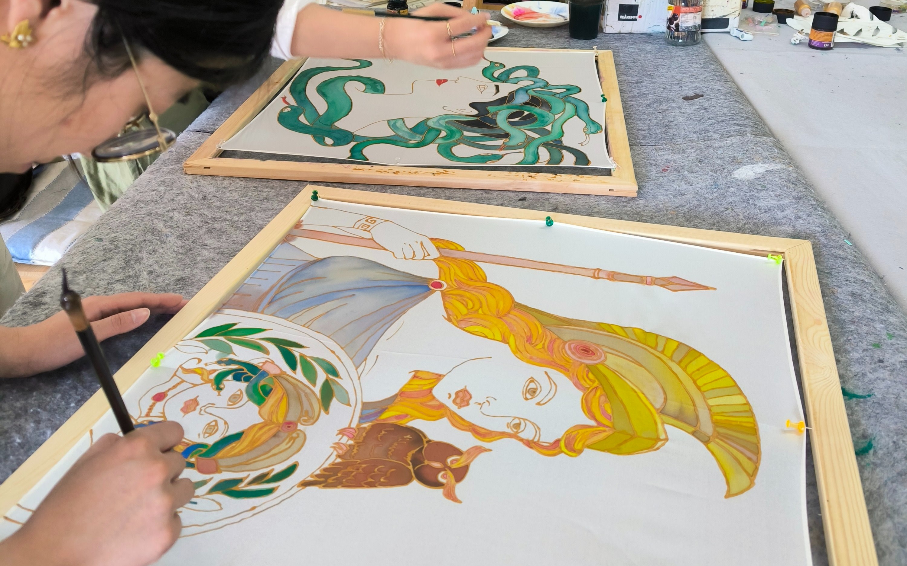 Create your own Greek Silk Scarf Souvenirs