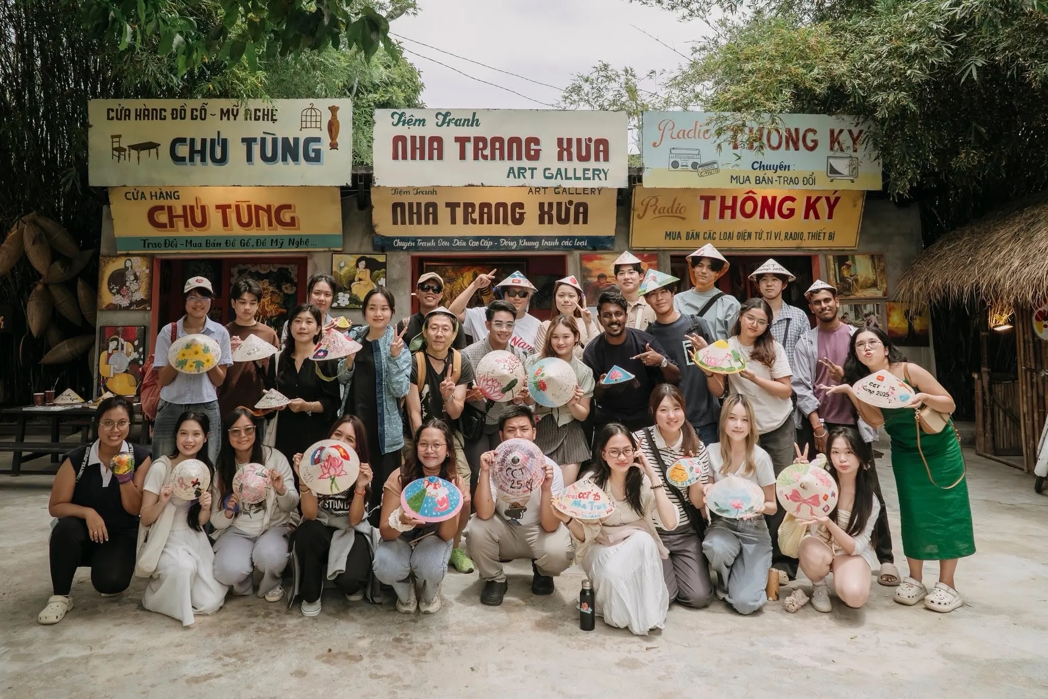 Conical Hat Painting Workshop at Nha Trang Xua with Transfer Option