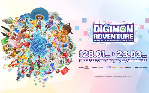 Digimon Adventure Anime 25th Anniversary Exhibition in Malaysia