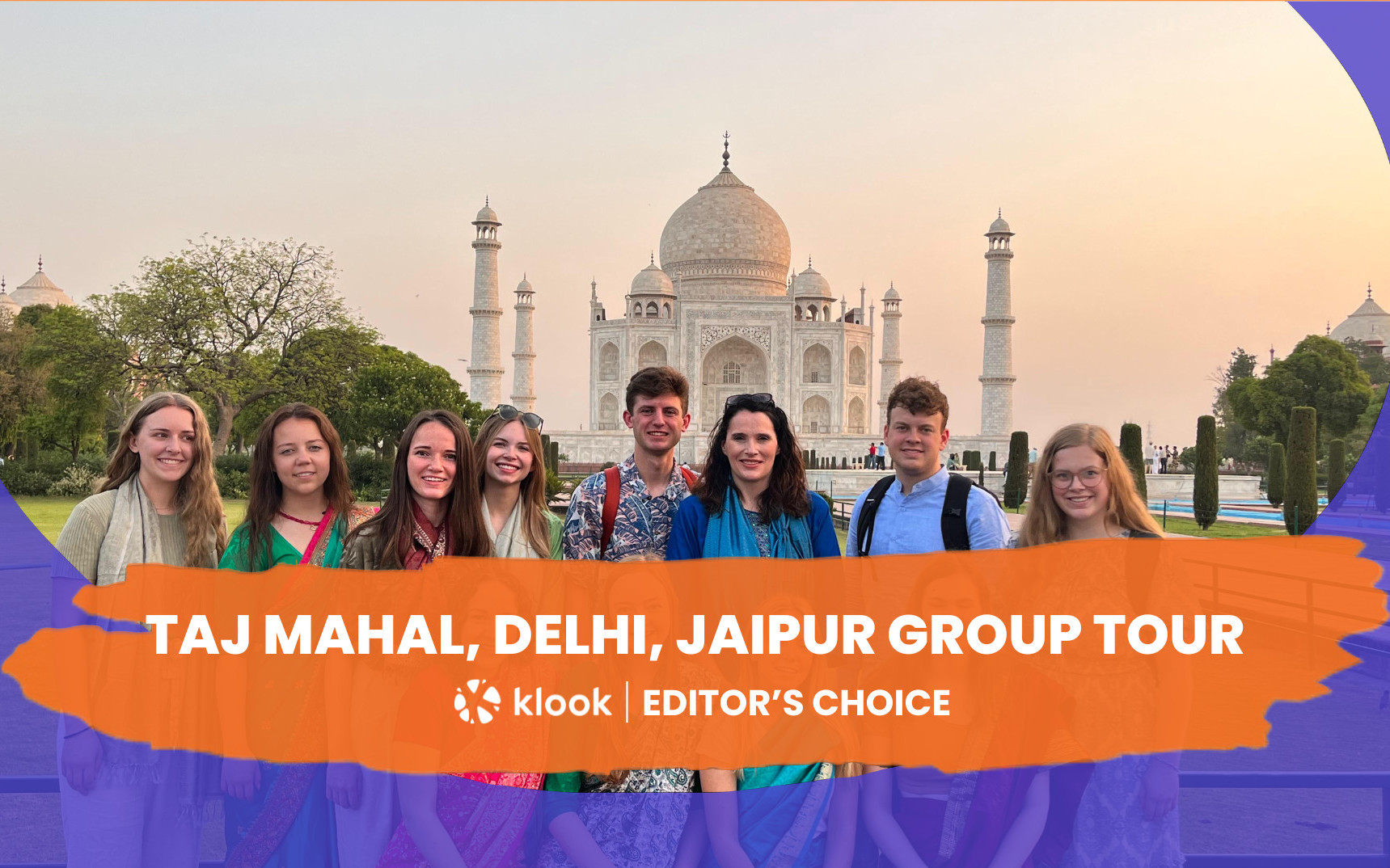 Group Tours: Taj Mahal, Delhi and Jaipur with Guide and Transfers