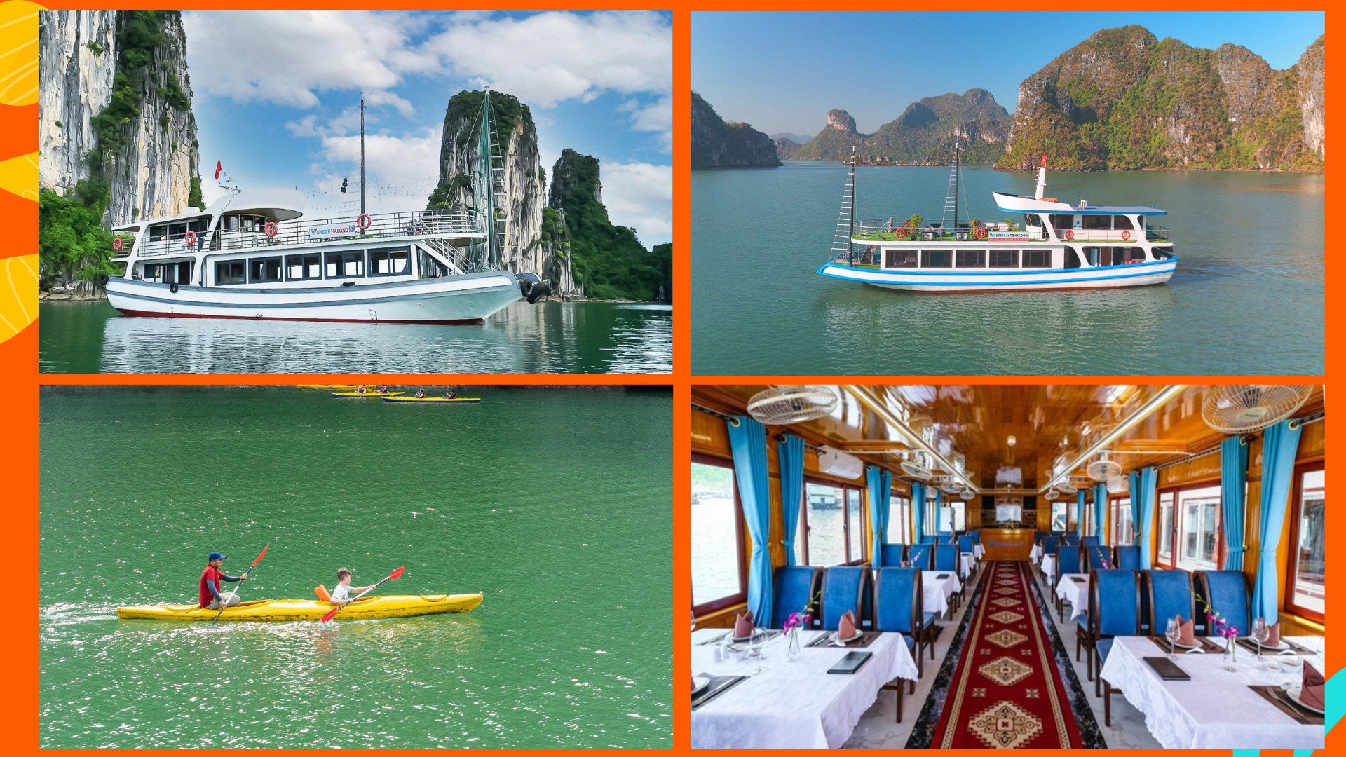 下龍灣小團遊船之旅（Wonder Ha Long Cruise 提供）