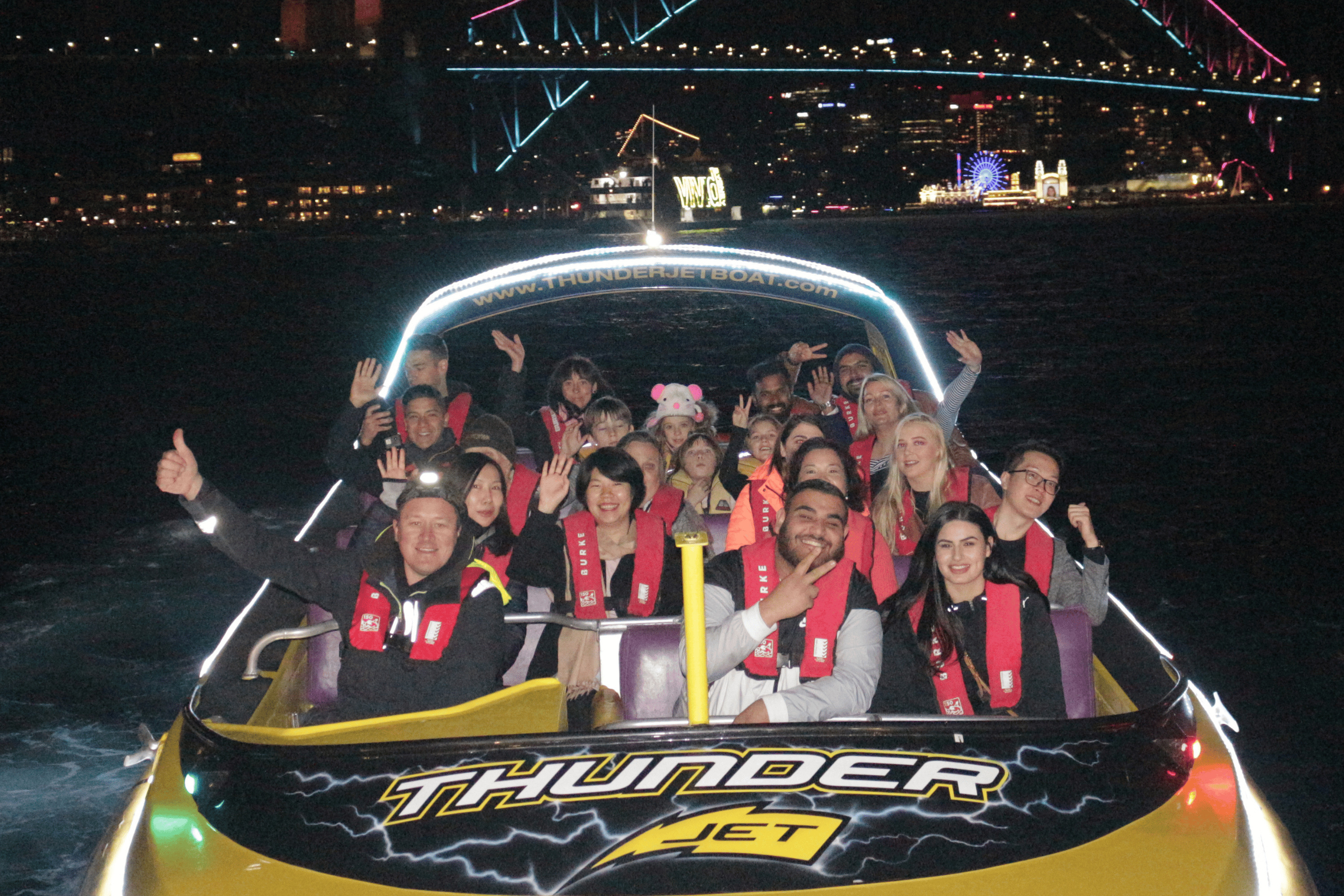 Vivid Sydney Harbour Jet Boat Experience 